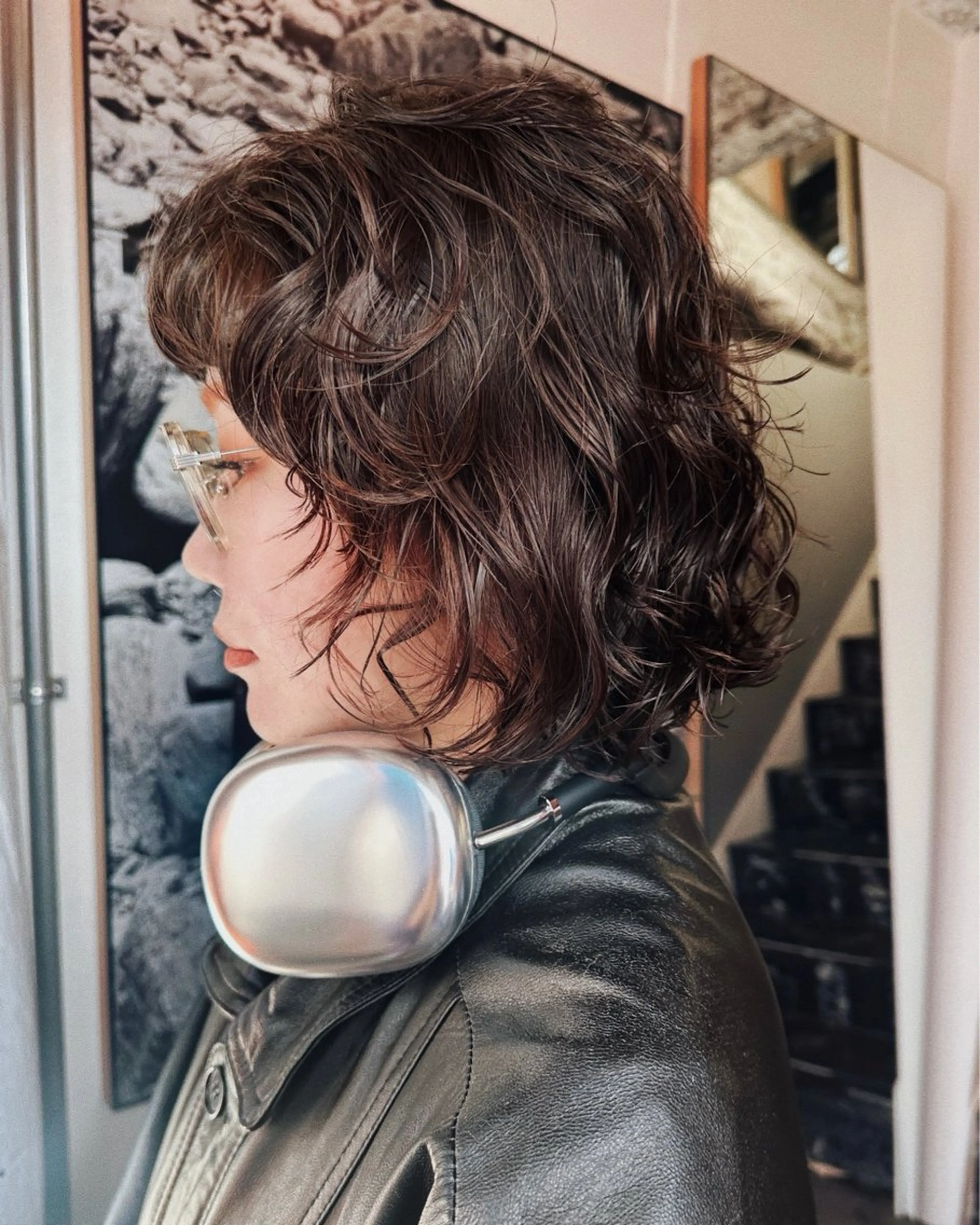 ショート パーマ カット パーマ トリートメント レイヤー/パーマ /ウルフ/nabeのヘアスタイル