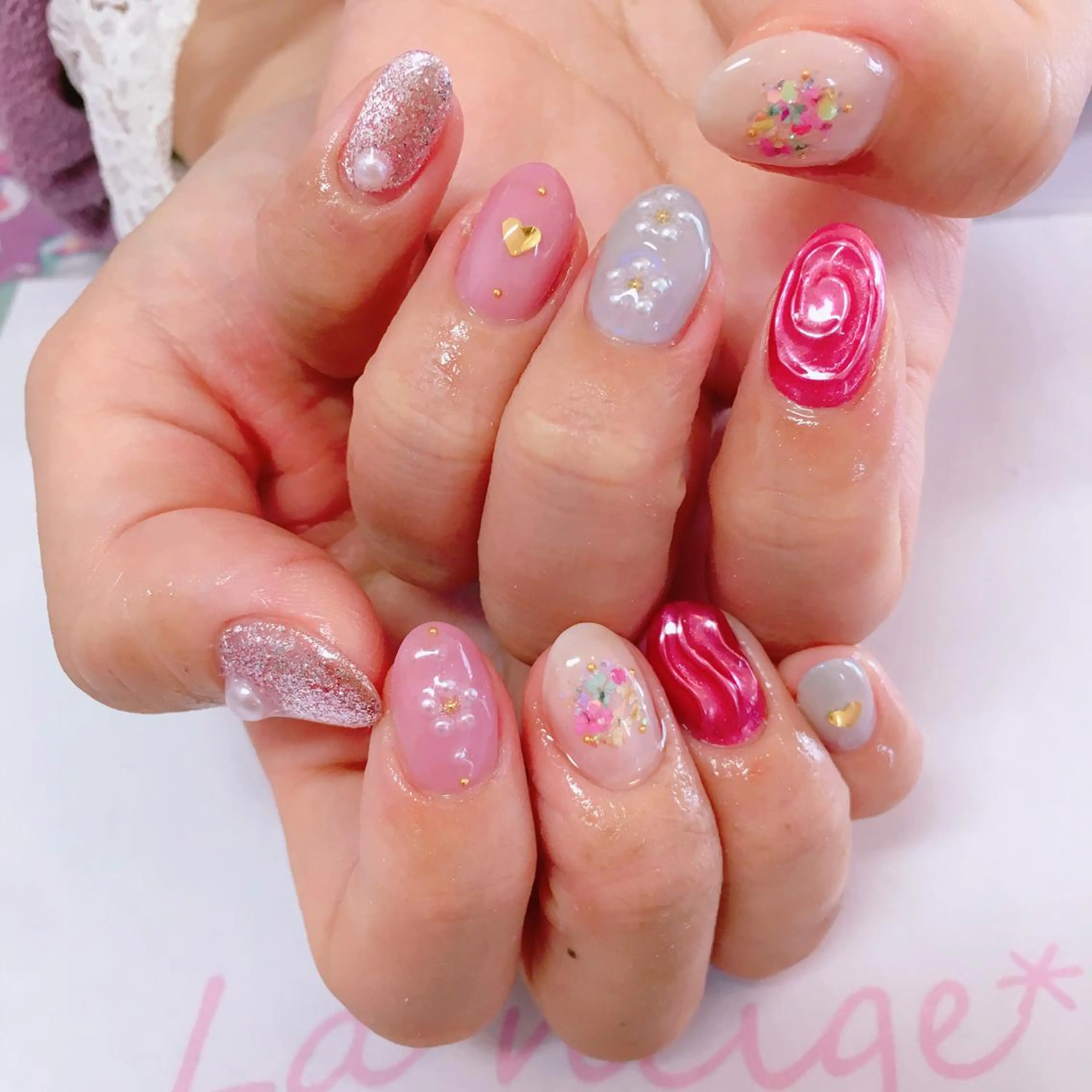 ネイル La neige* yuki 🐩🌙のネイルデザイン