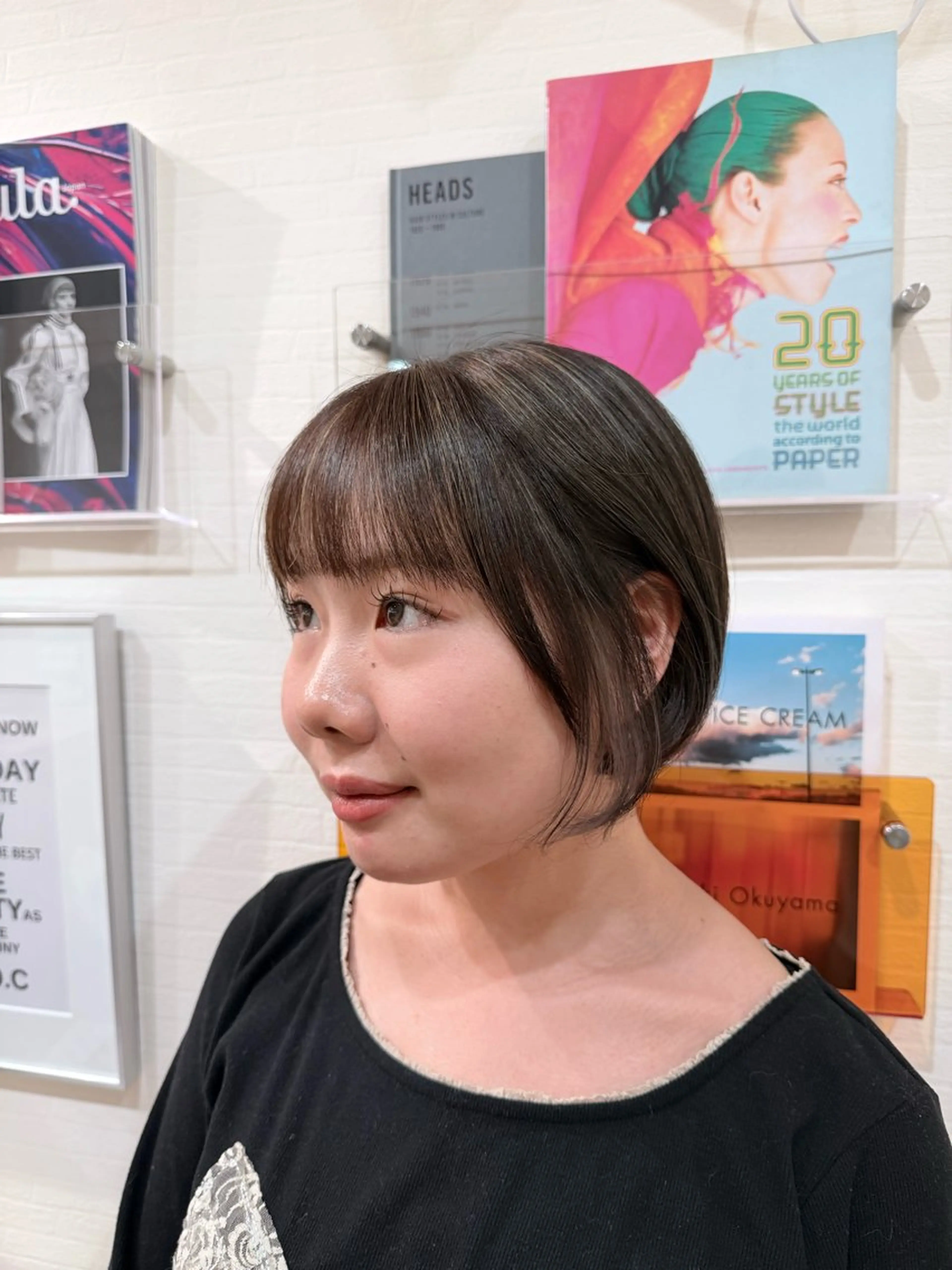 カラー ハイライトカラー ヘアカラー 金森 実海のヘアスタイル