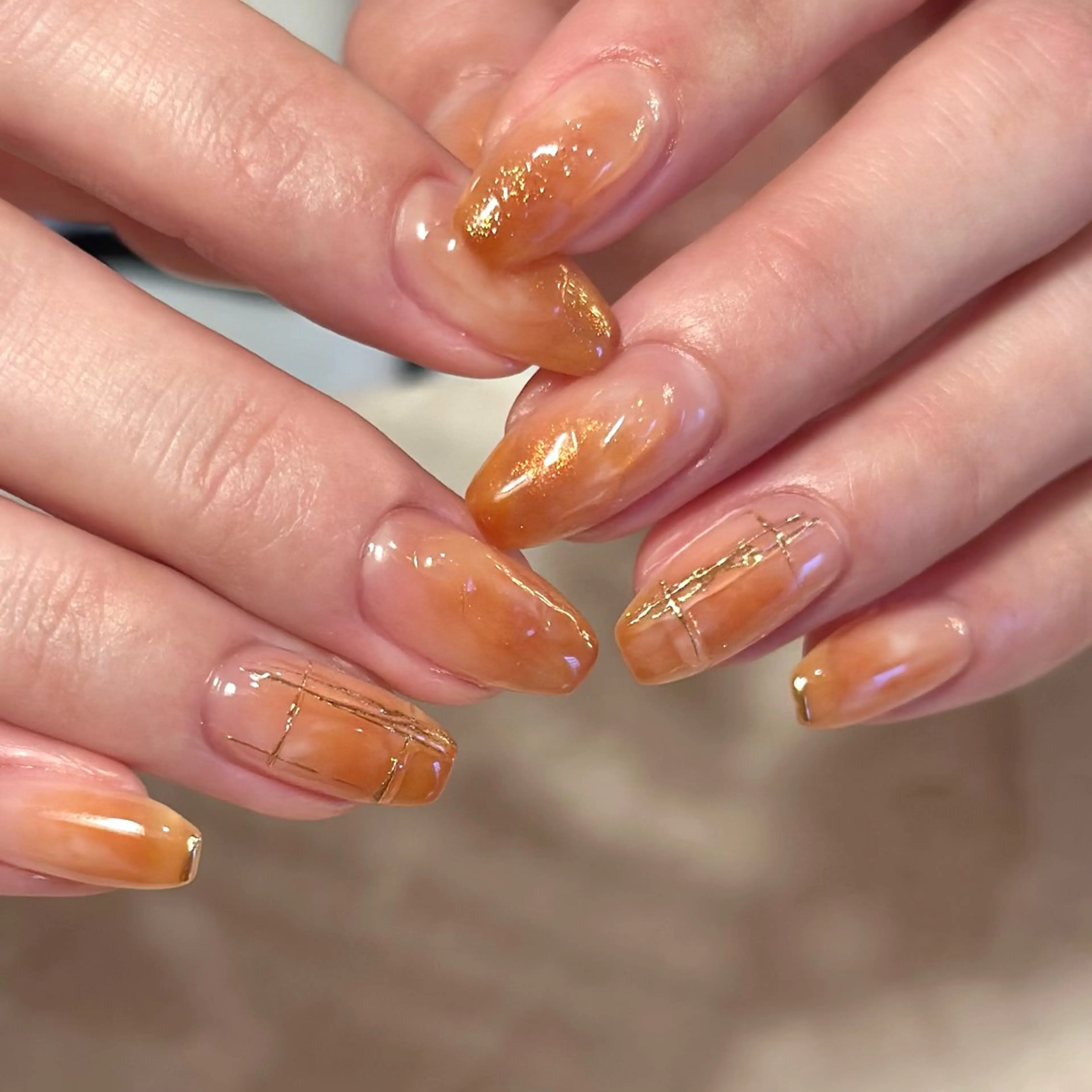 ネイル ニュアンスネイル aoi .のネイルデザイン