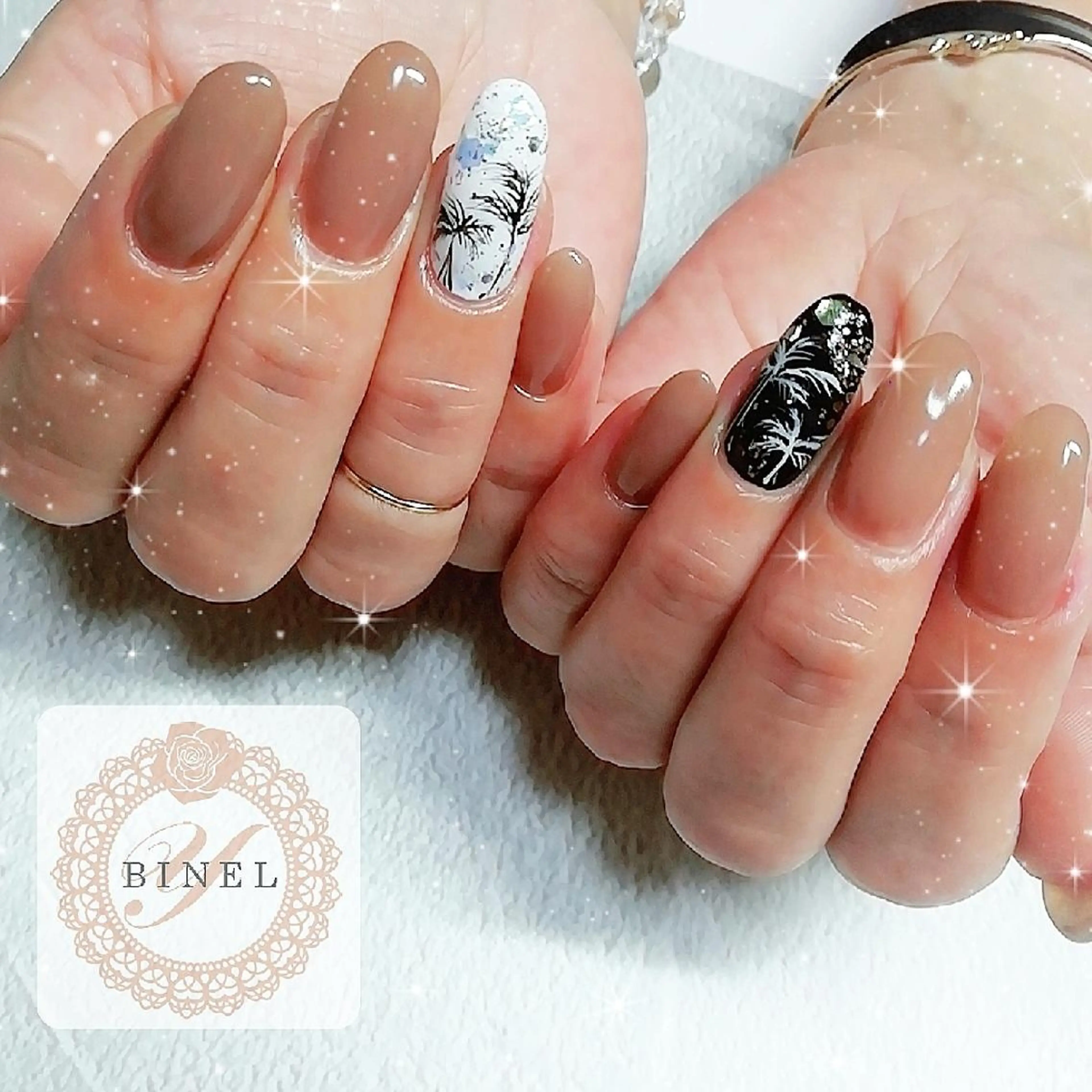 ネイル ワンカラーネイル 夏ネイル ハンドネイル Nail Salon Y.BINELのネイルデザイン