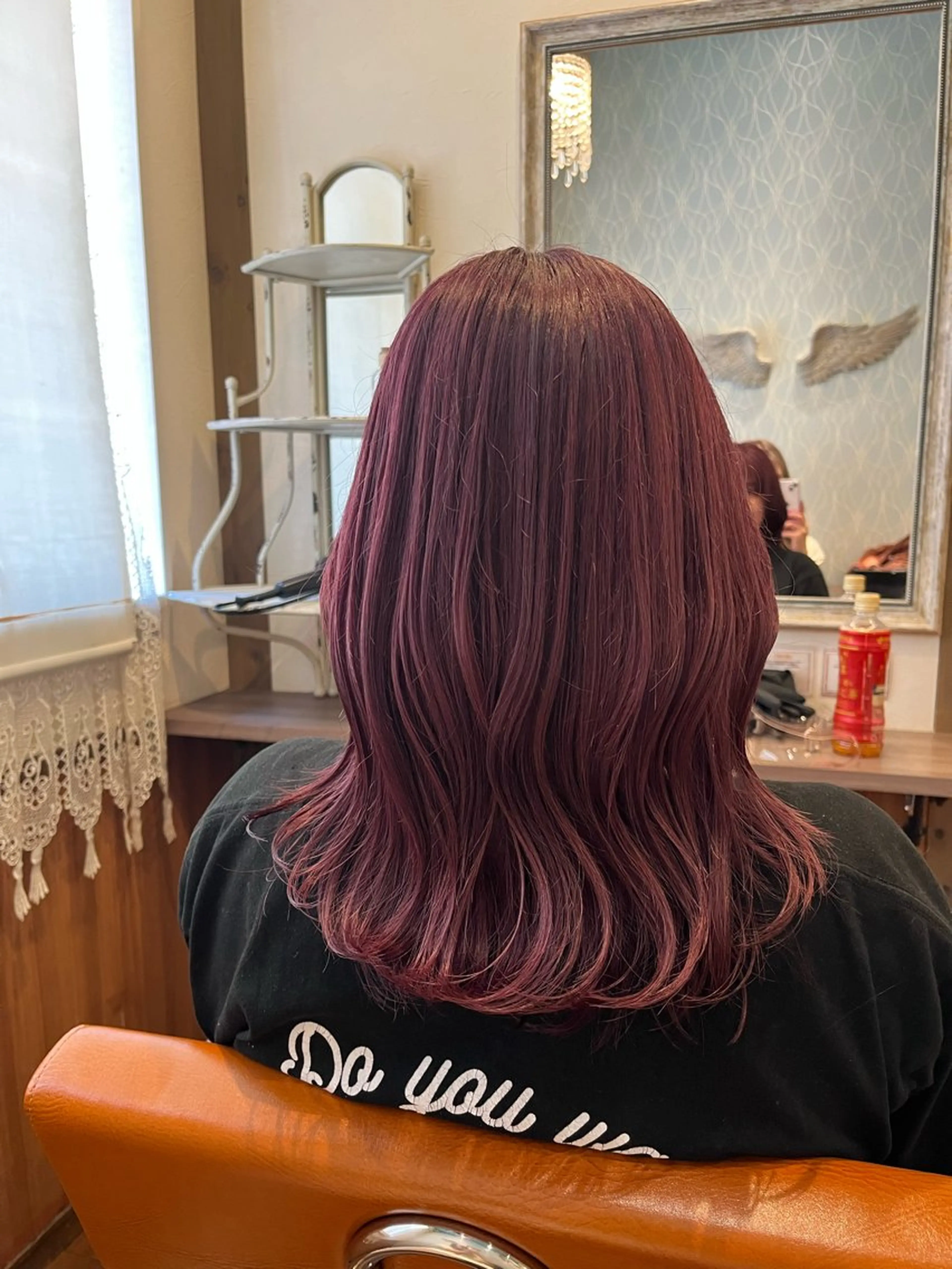 カラー ピンクカラー バイオレットカラー ヘアカラー 西田辺/ブリーチ/ SASARAのヘアスタイル