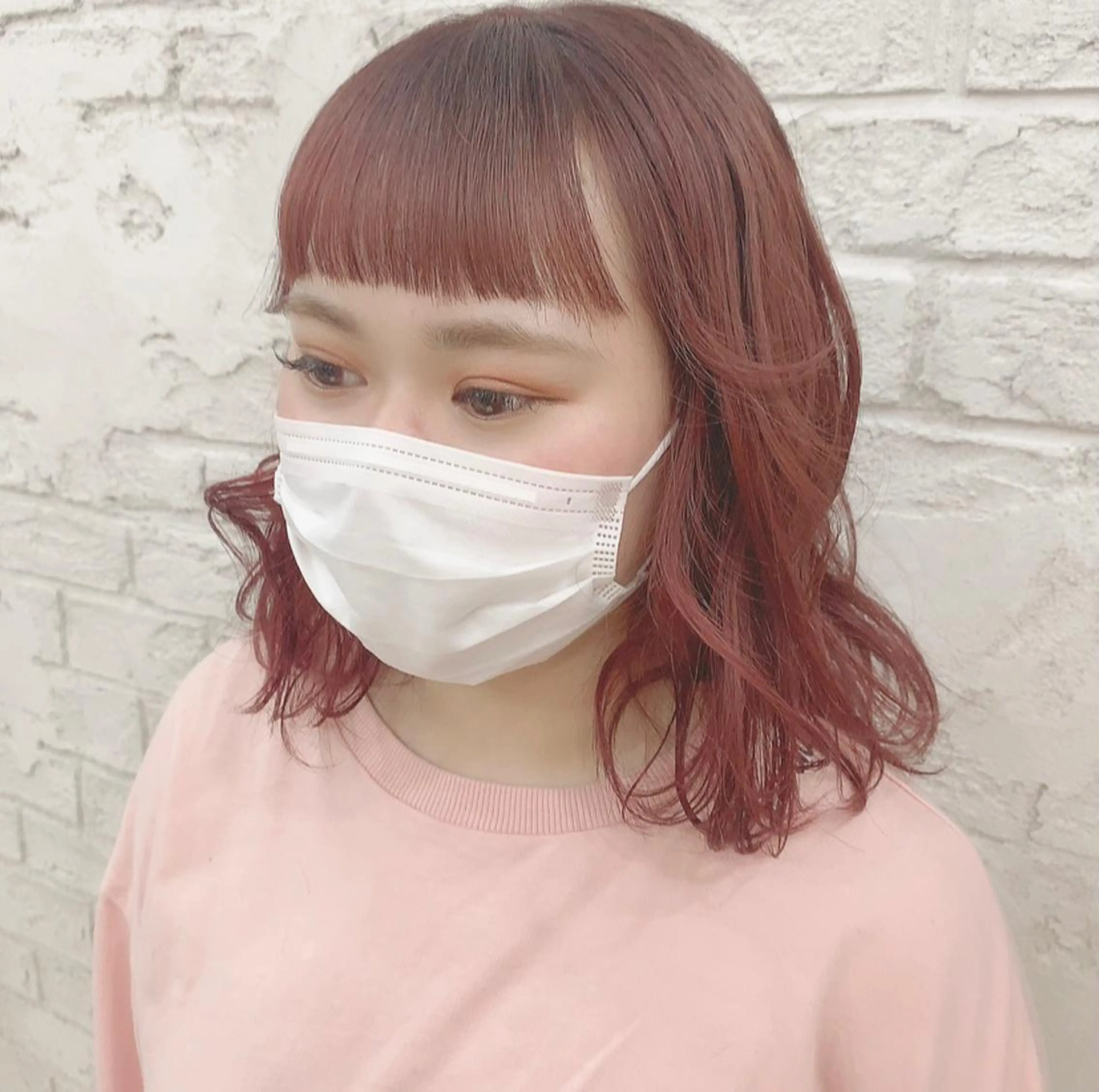 ミディアム カラー カット 💗モテガーリー💗 rumi♡のヘアスタイル
