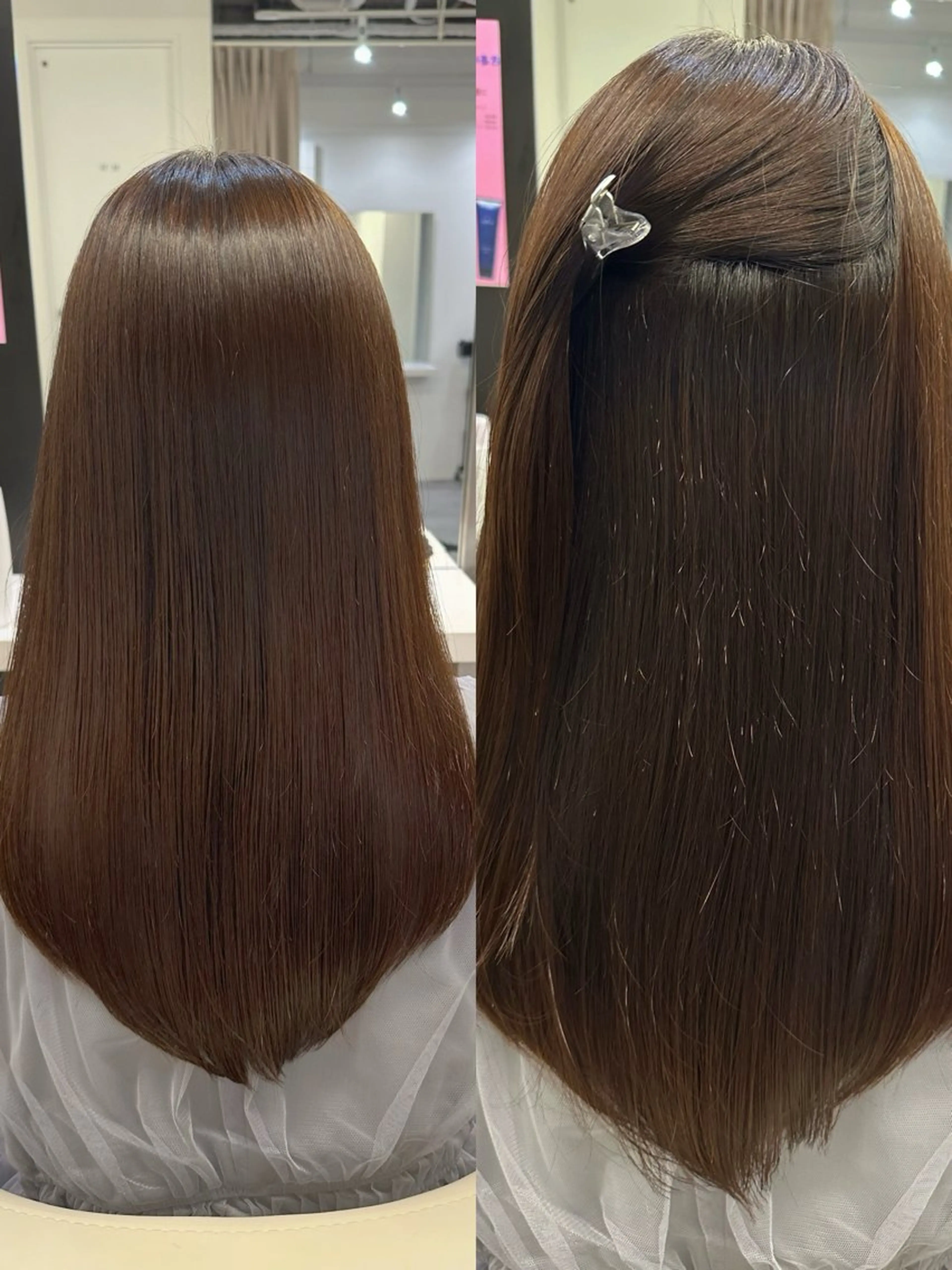 ロング 縮毛矯正 トリートメント アンニュイヘア/ 顔周りカット/眞弓萌のヘアスタイル