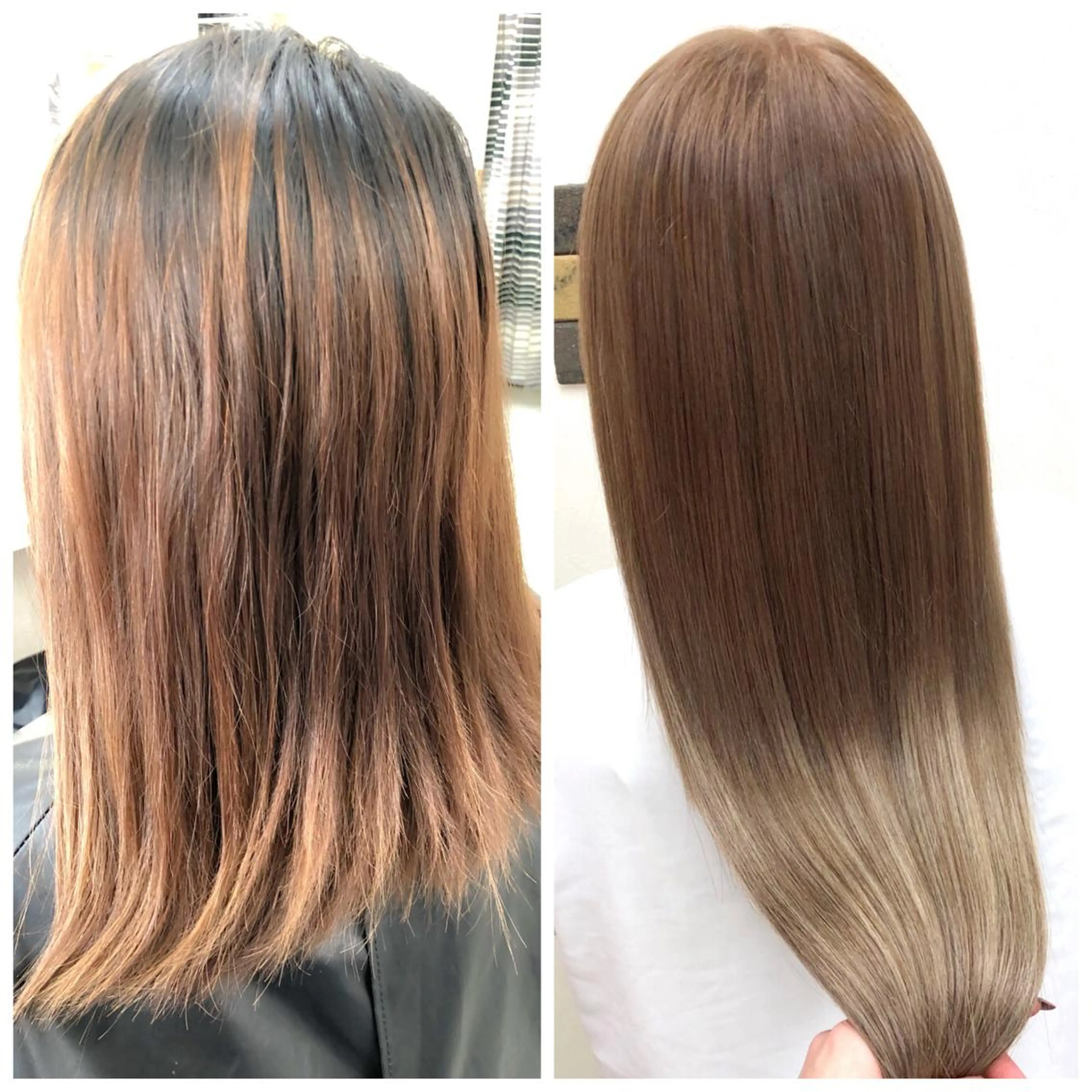 ロング カラー シールエクステ グラデーションカラー エクステ MAKO ❤️‍🔥NEXTのヘアスタイル