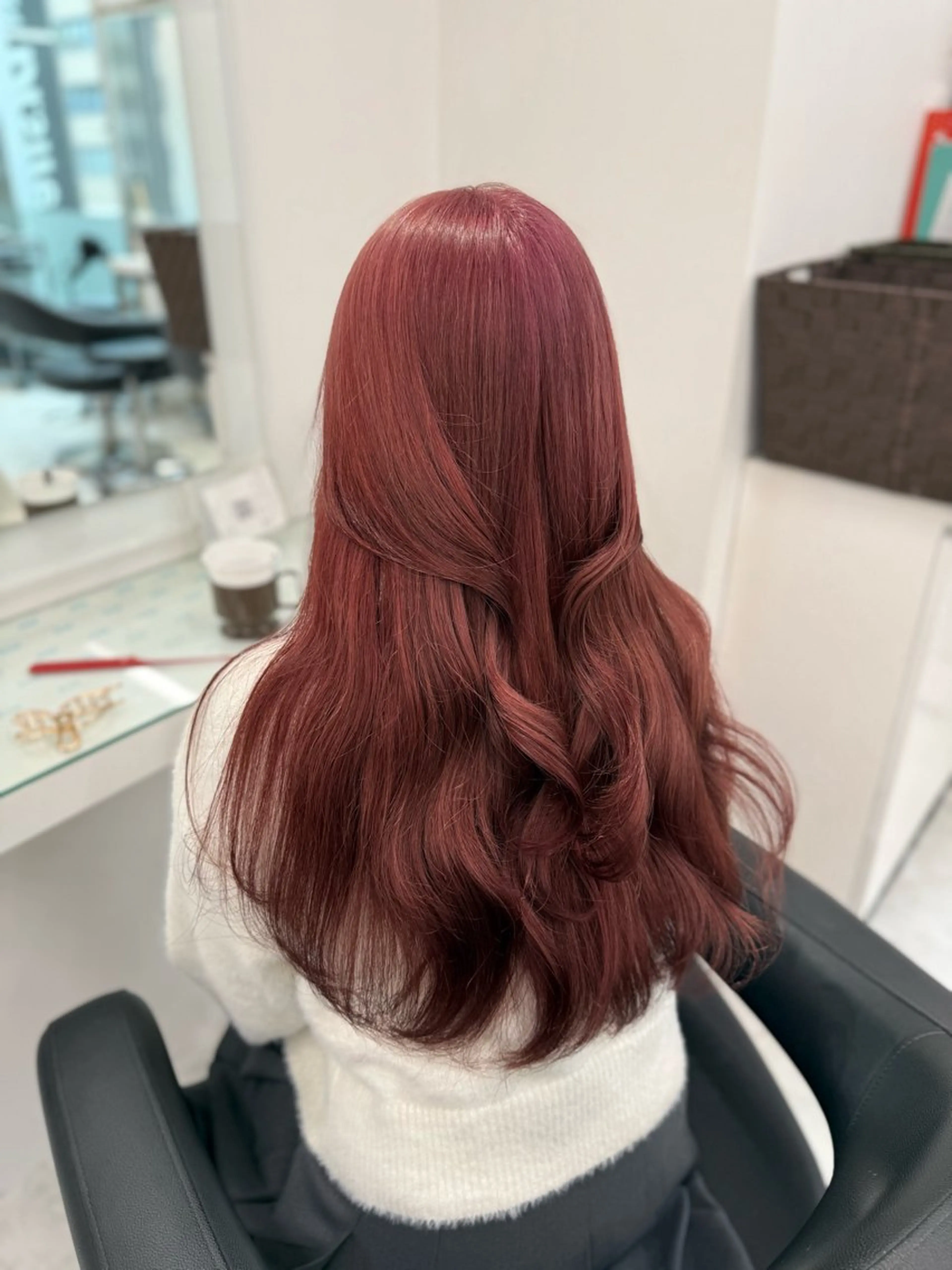 カラー カット ヘアカラー トリートメント ブリーチなし透明感 💗RYOTAのヘアスタイル