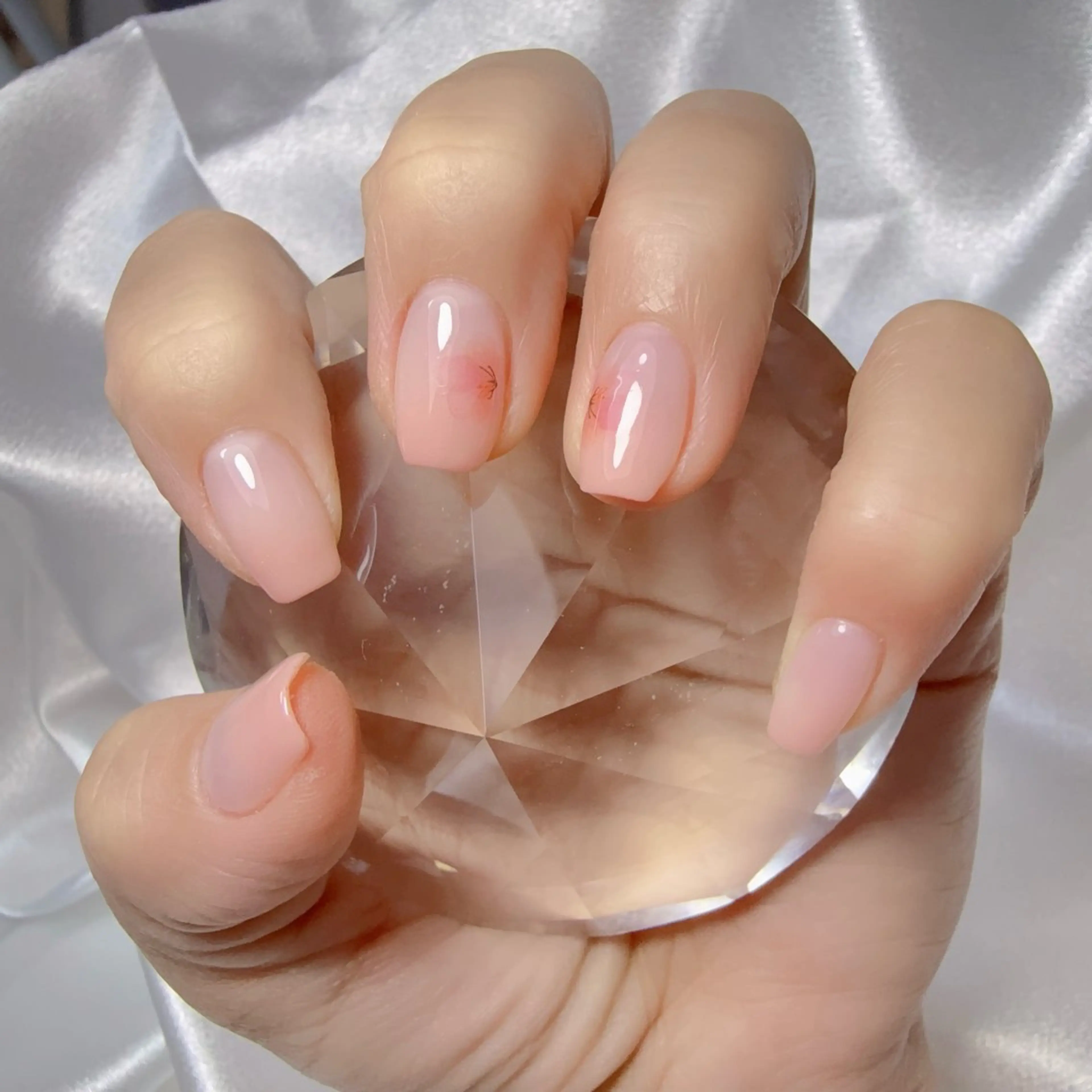 ネイル オーロラネイル ブルー チークネイル フットネイル フレンチネイル 西野 カナのネイルデザイン