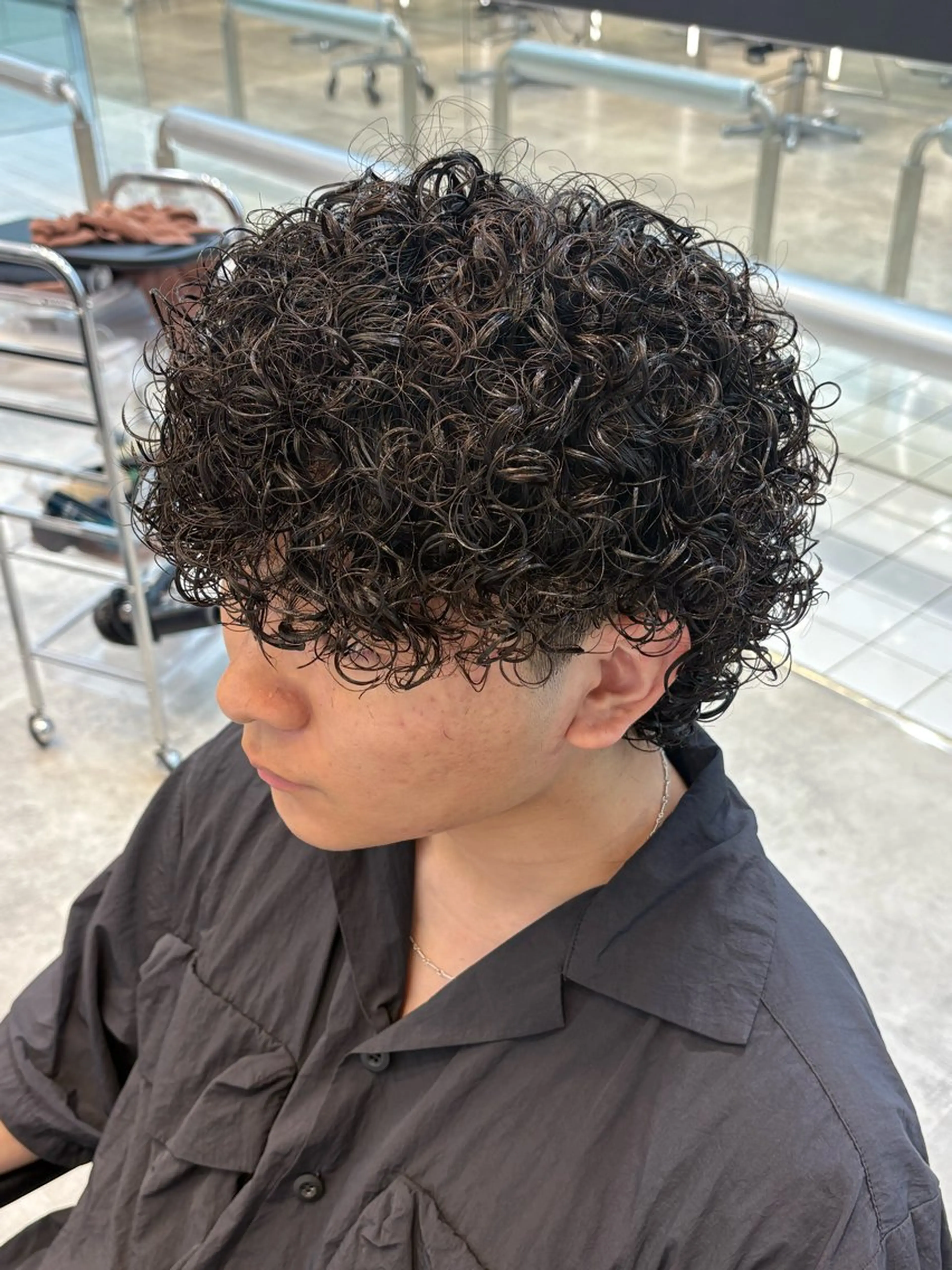 パーマ メンズ カット パーマ fifth 武正 琉生のヘアスタイル