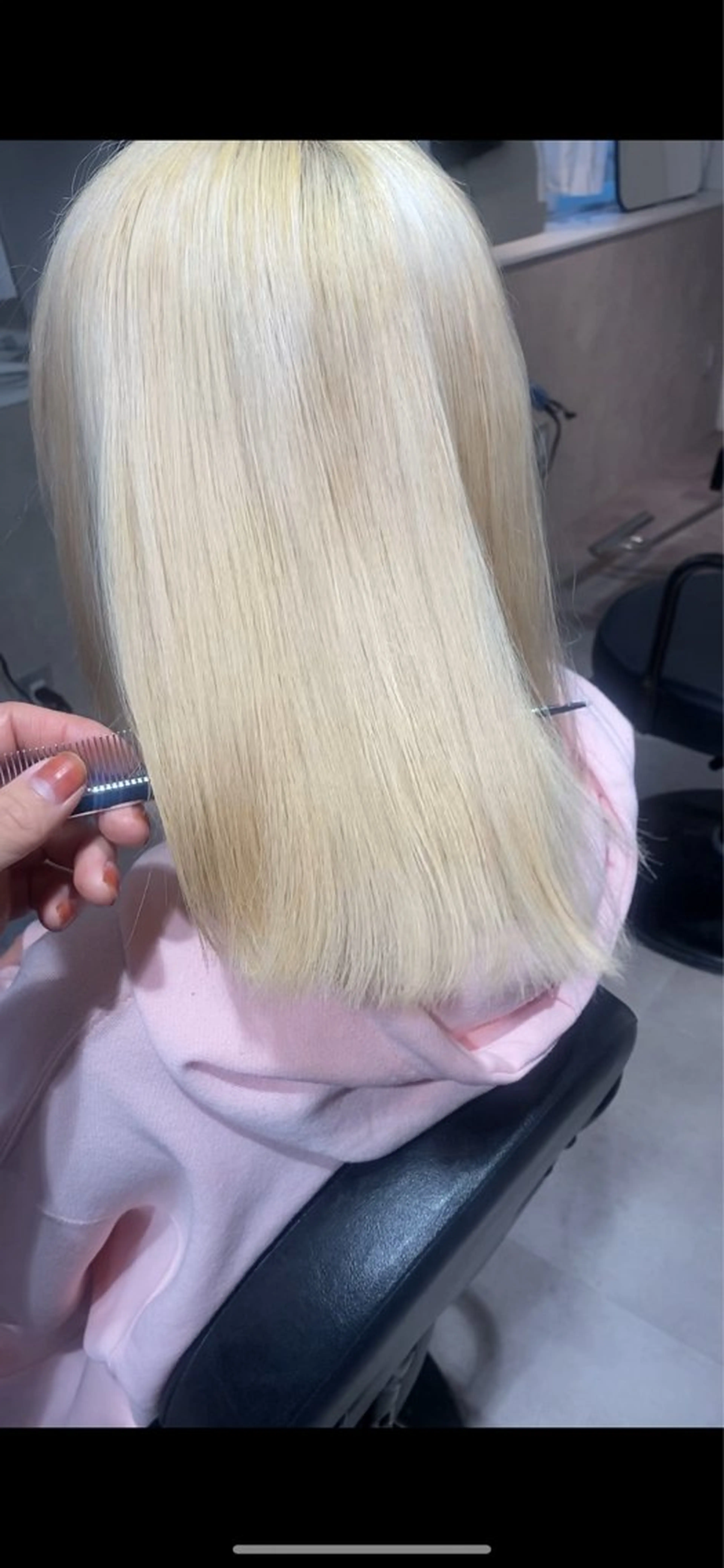 カラー ブロンド ホワイトブロンド ヘアカラー ヘアセット Seleneコウキ ブリーチ/ハイトーンのヘアスタイル