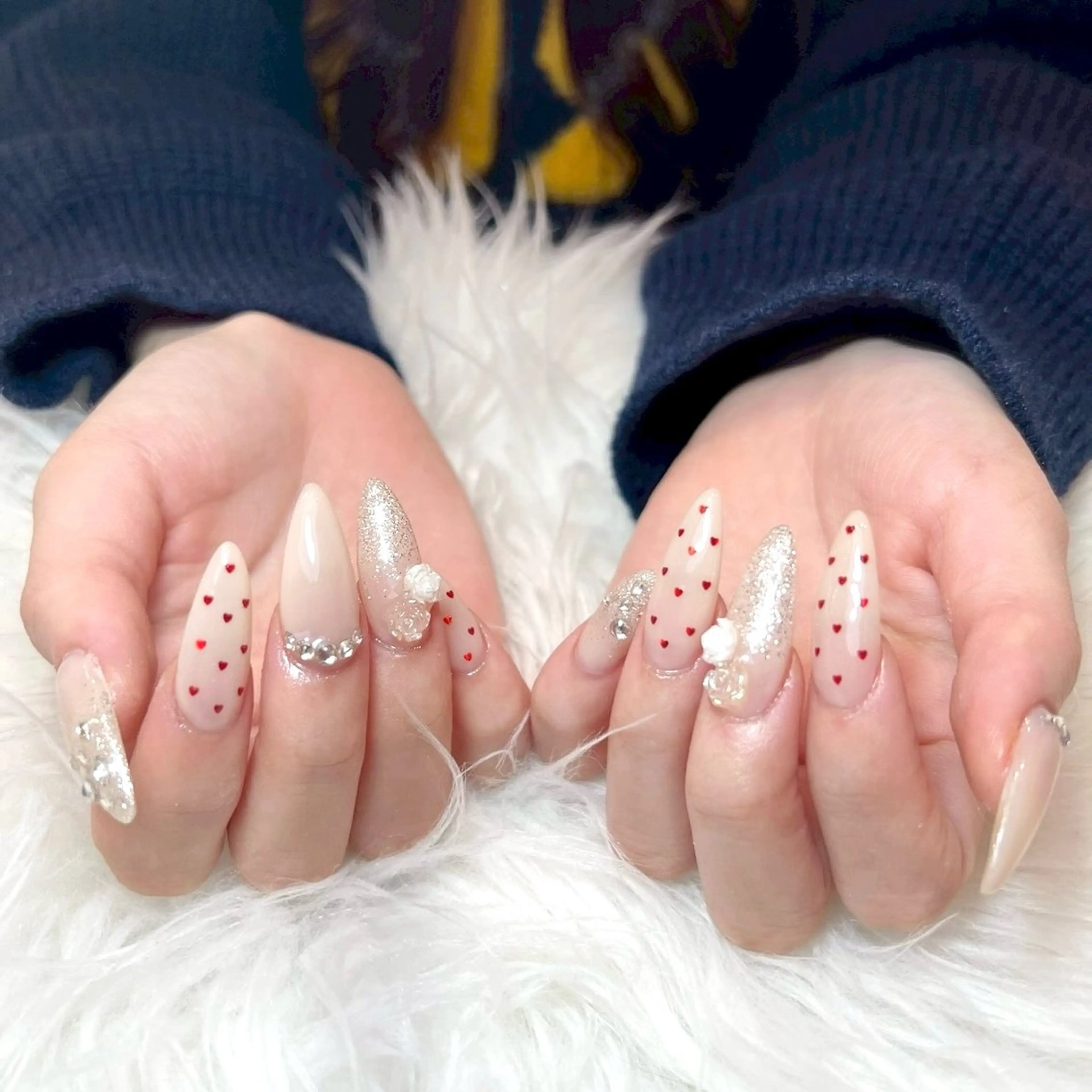 ネイル ワンカラーネイル ハンドネイル LIB VALLA Yuri🍭🖤のネイルデザイン