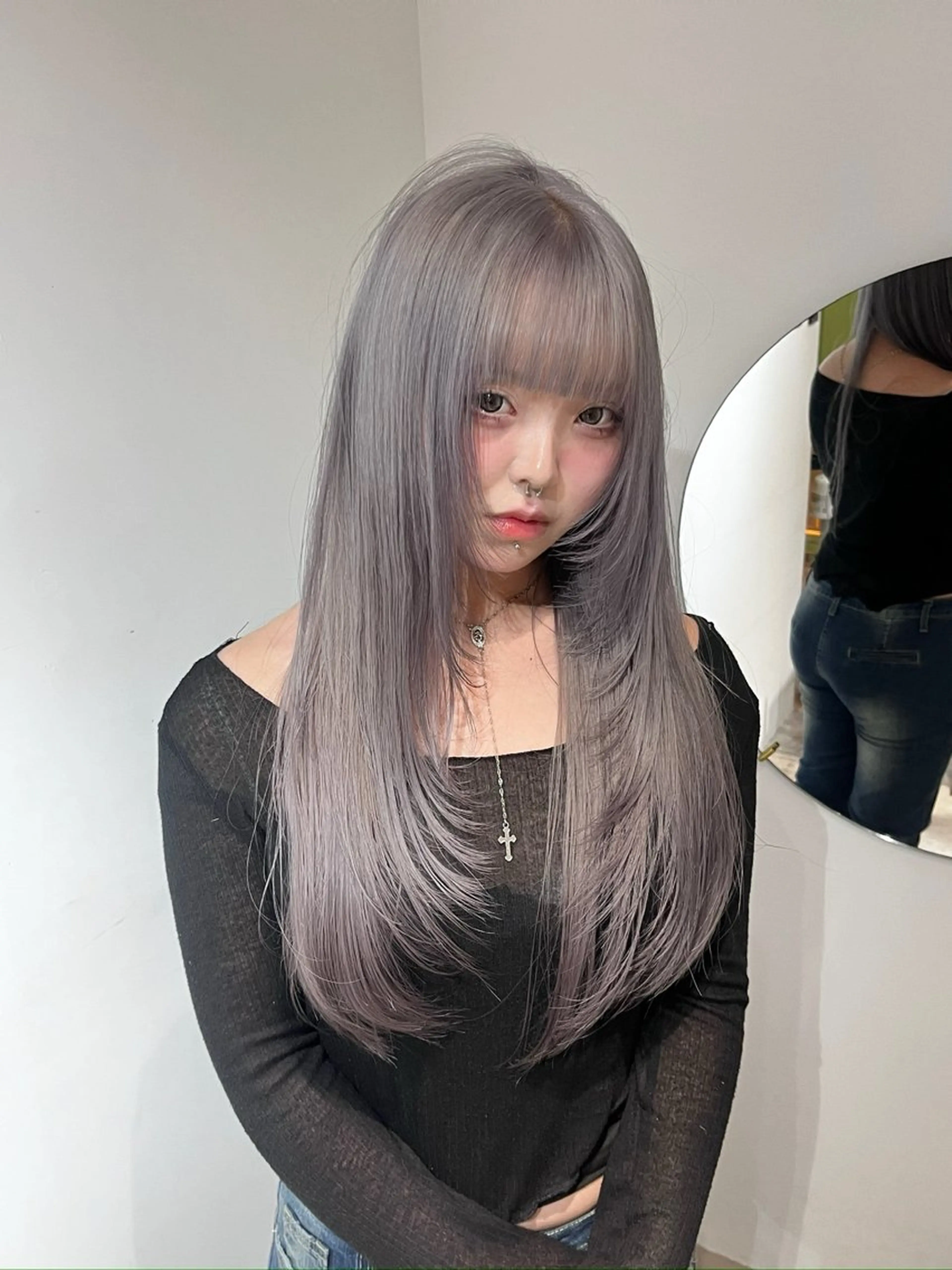 ロング カラー ブリーチ ケアブリーチ ハイトーンカラー ヘアカラー TOTA 唯一無二カラーのヘアスタイル
