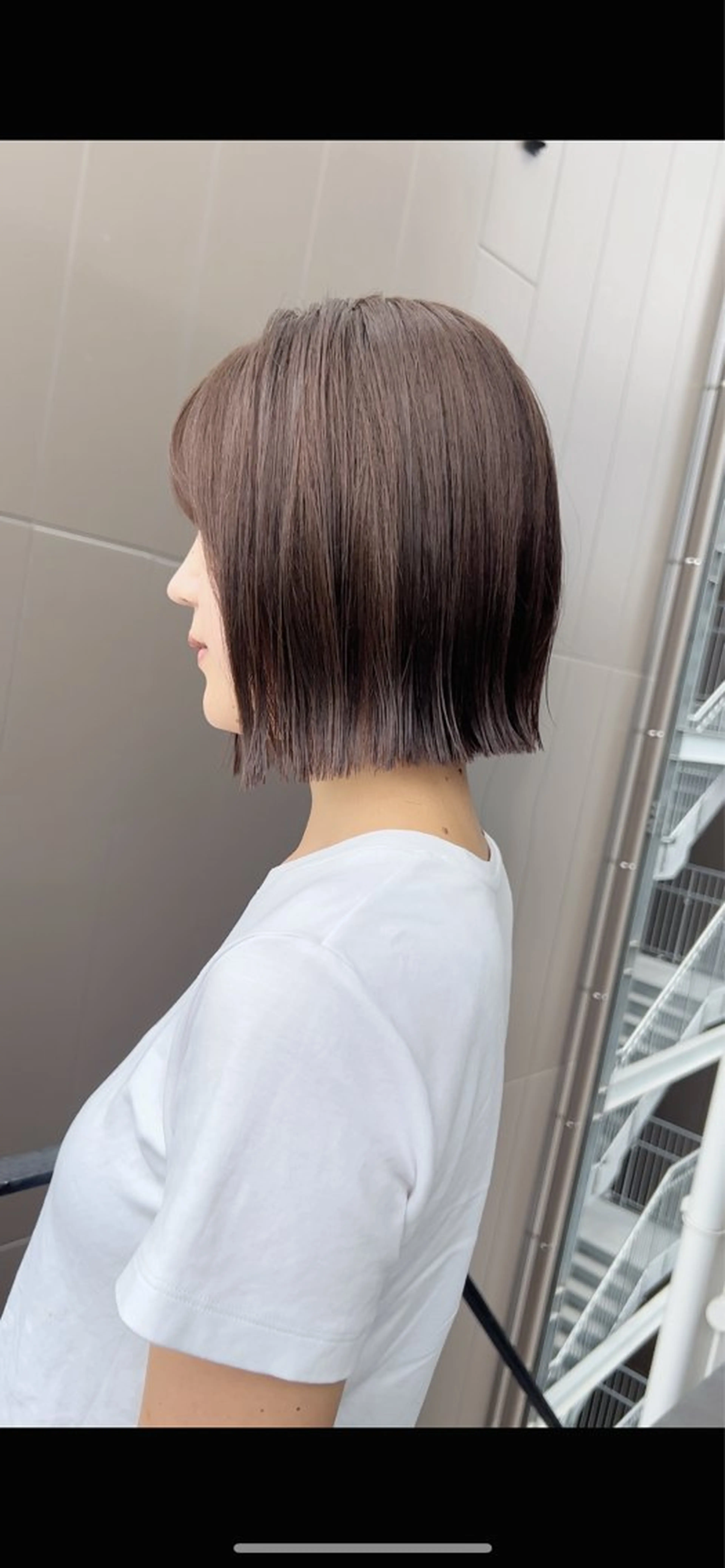 ショート ⭐️銀座/ショート/ 艶カラー/りょうがのヘアスタイル