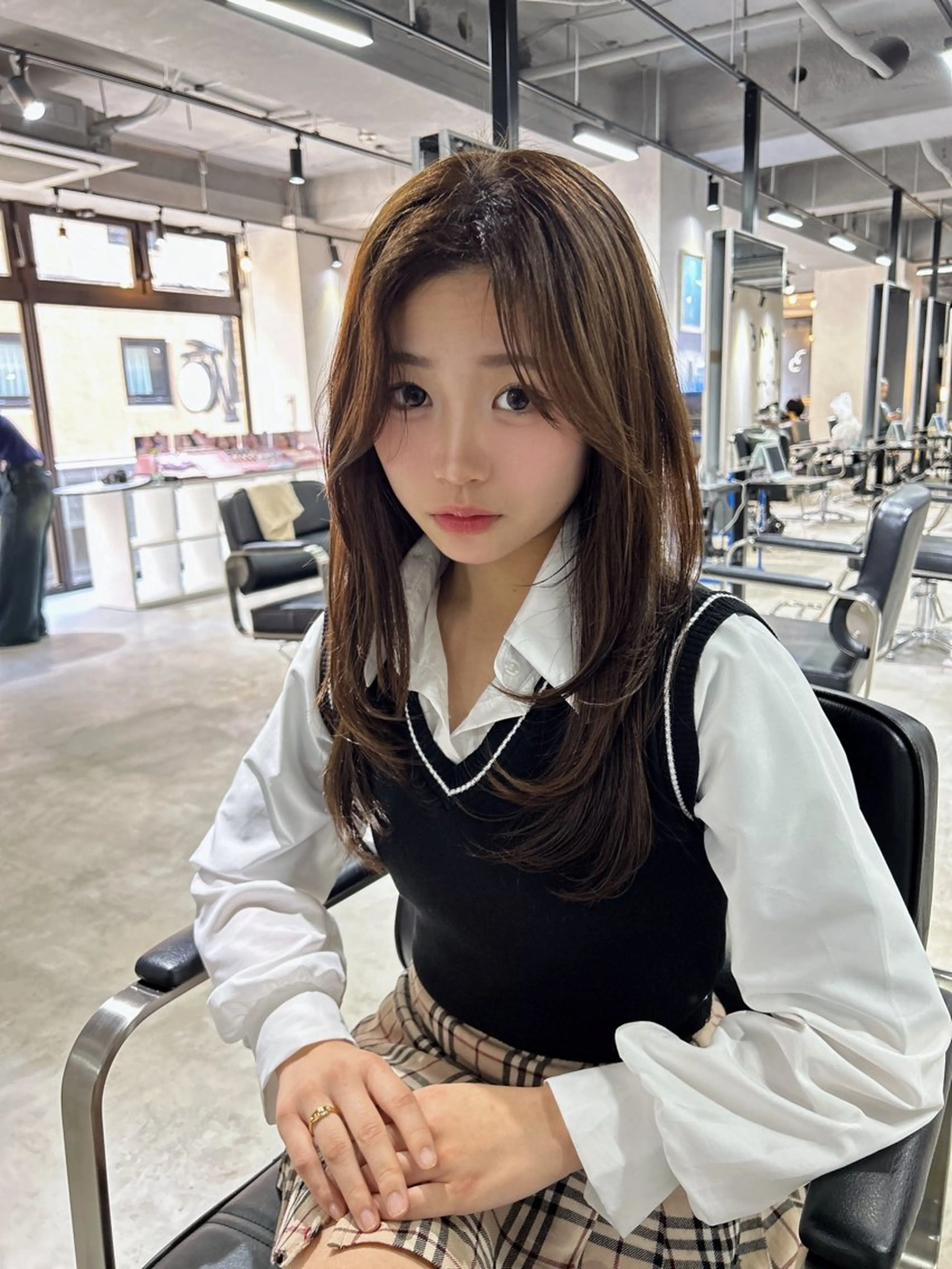 ロング レイヤーカット ワンホンヘア/ 透明感カラー/ゆうとのヘアスタイル