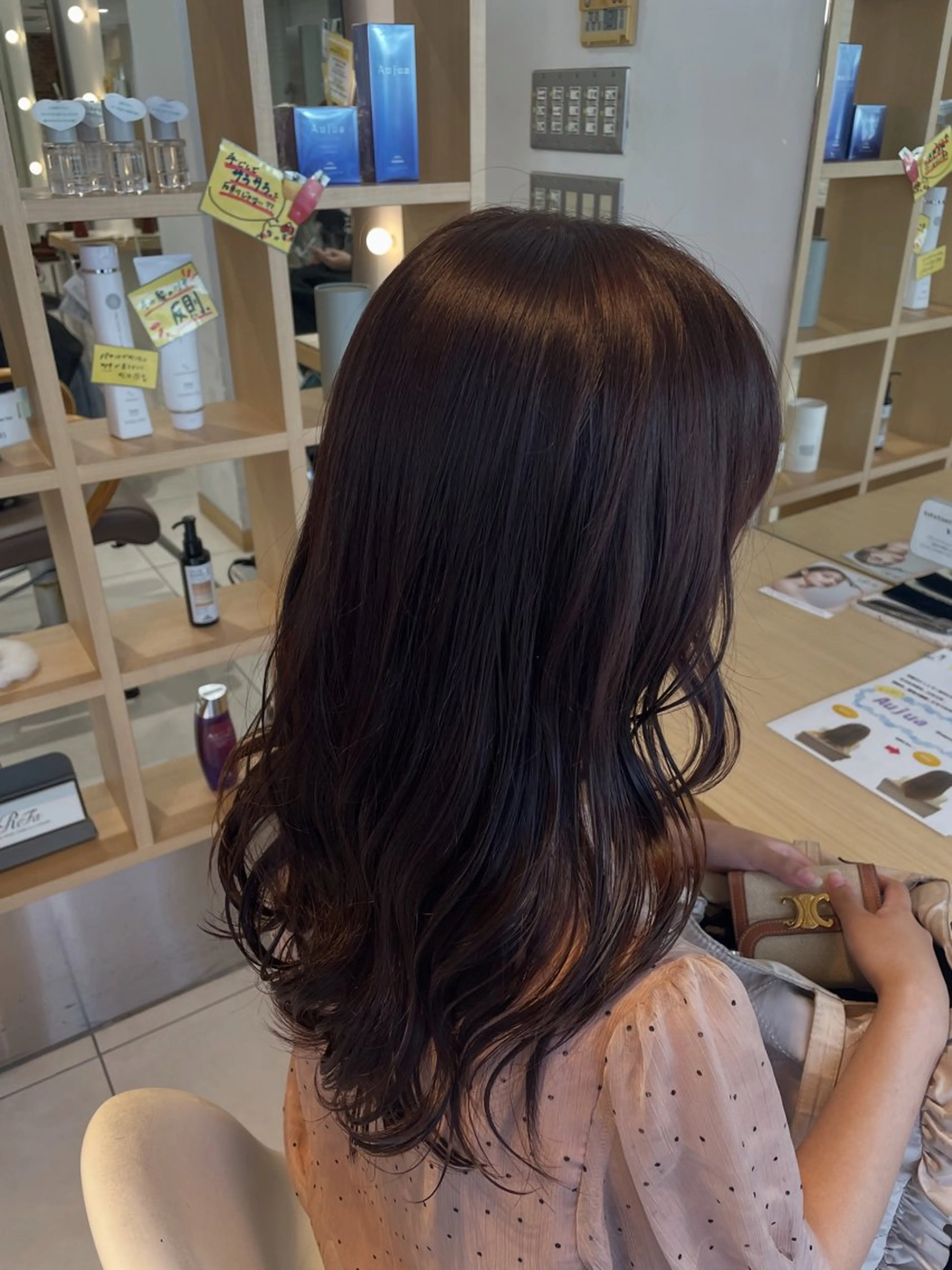 セミロング ❤︎韓国レイヤー❤︎ アカリのヘアスタイル