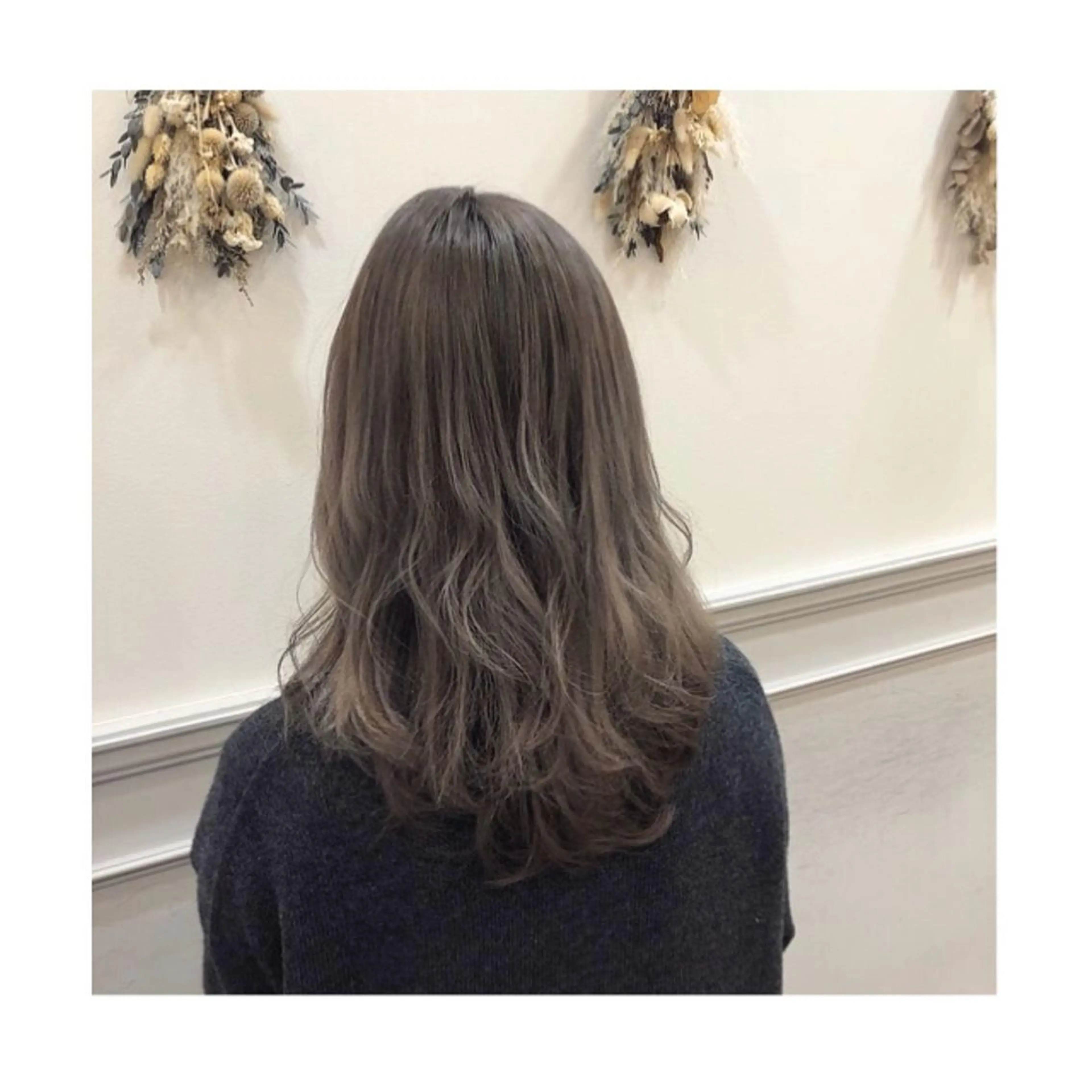 ミディアム ヘアカラー トリートメント ❁⃘ ち だ り さ ❁⃘のヘアスタイル