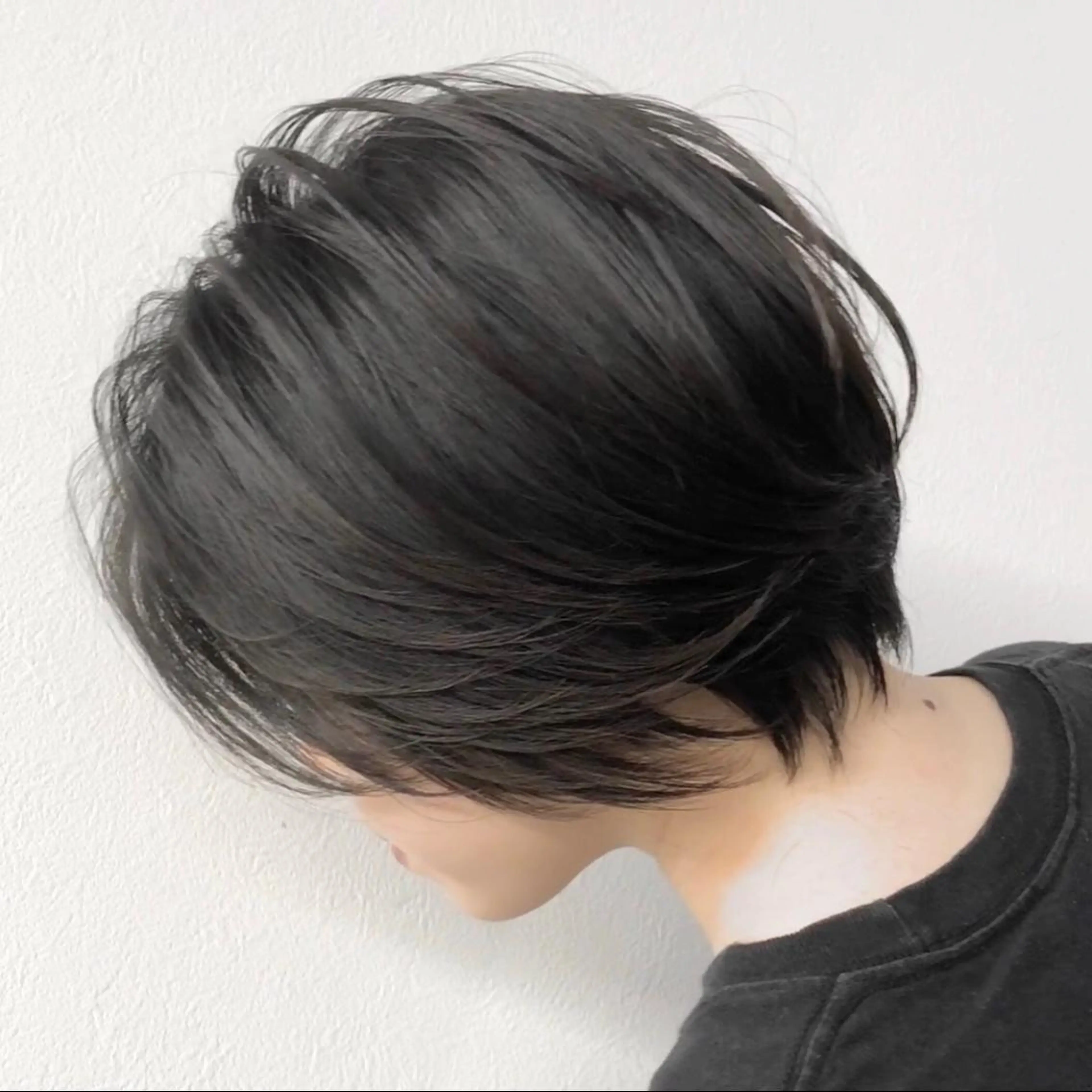 ショート ヘアアレンジ ショートボブ ハンサムショート ボブ レイヤーカット ショートヘア アンドウ ユウ/ レイヤーカット/韓国のヘアスタイル