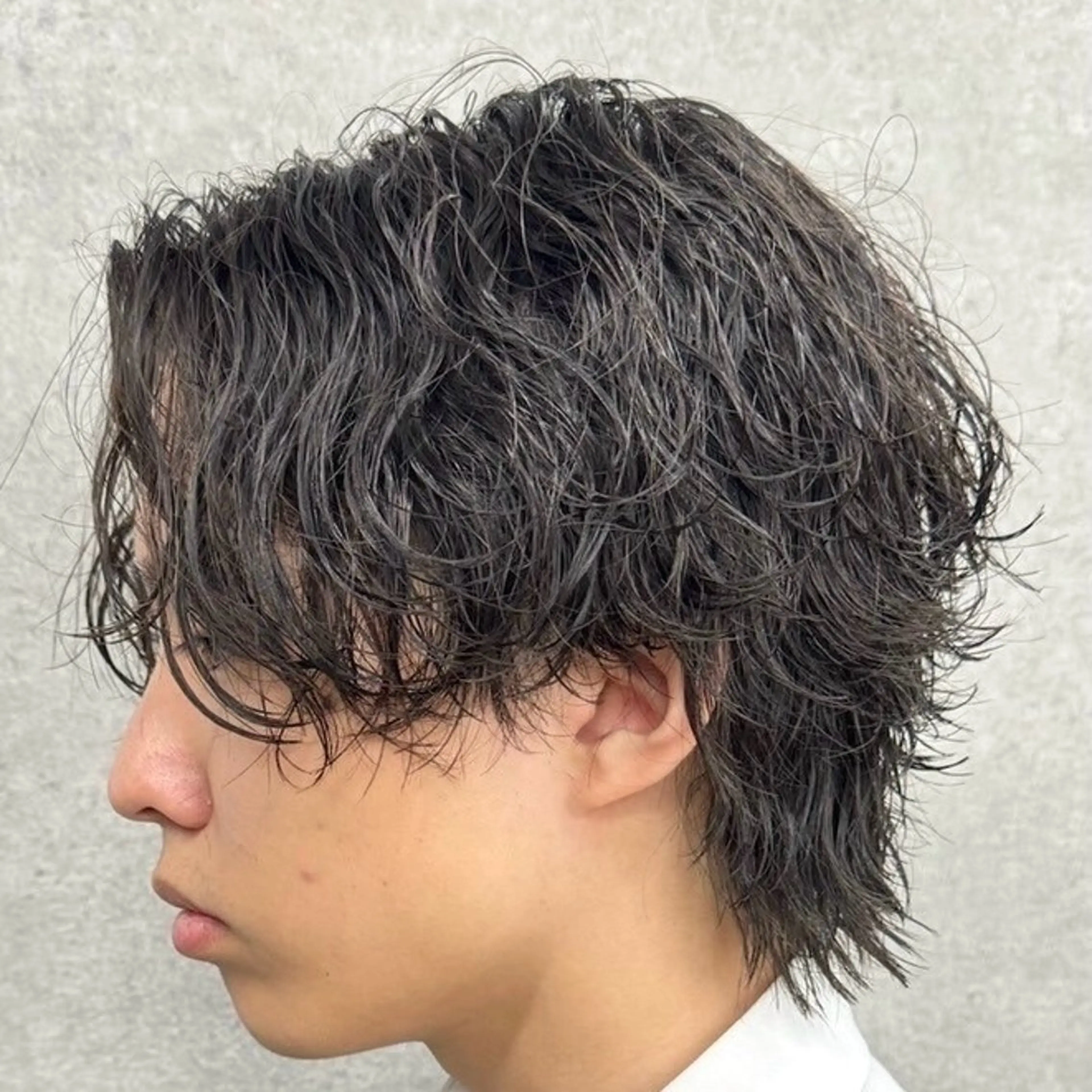 パーマ メンズ 渋谷サーフカール アメカジ美容師のヘアスタイル