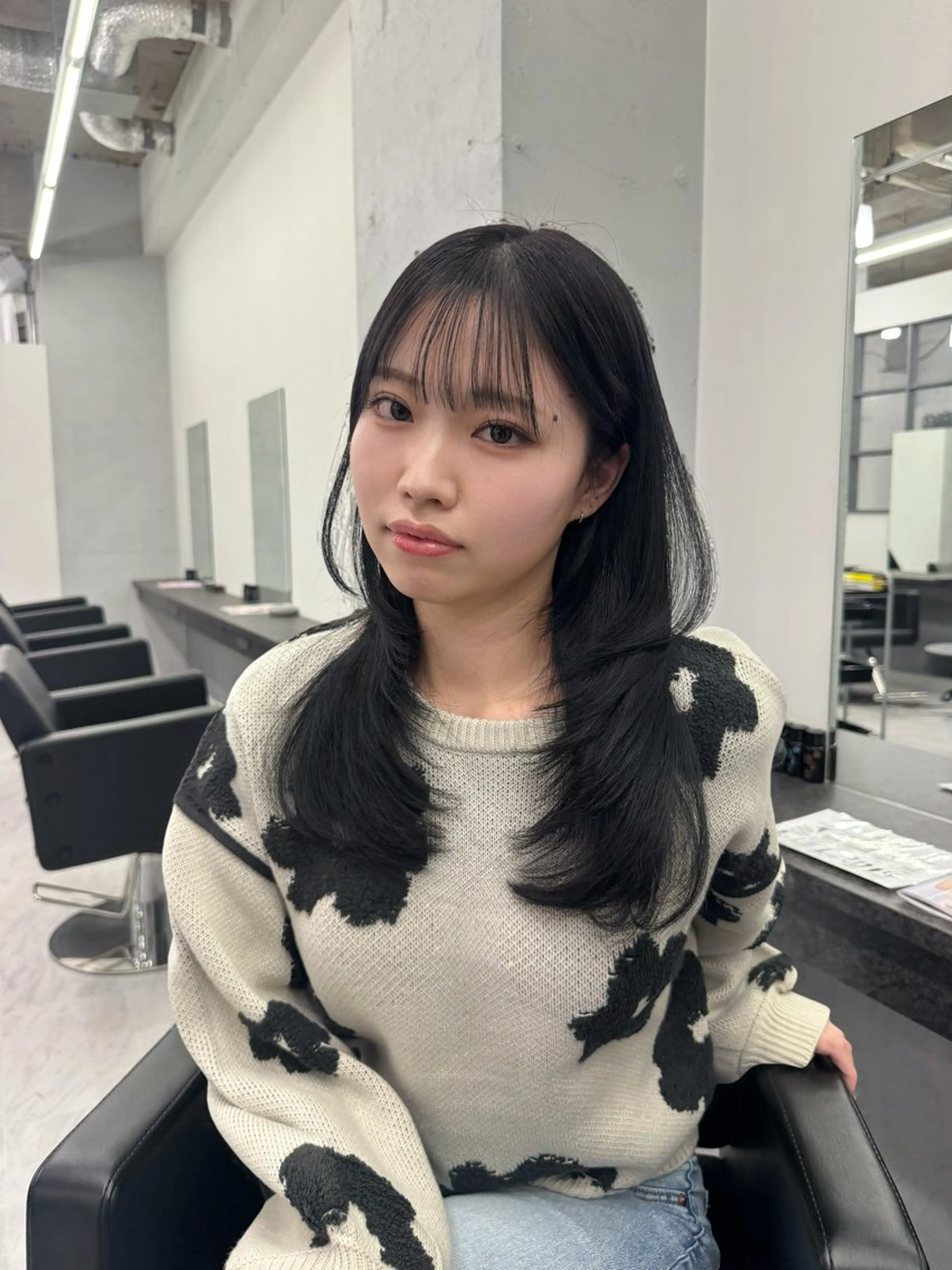 【艶髪クーポン】美髪縮毛矯正＋無料レイヤーカットの写真