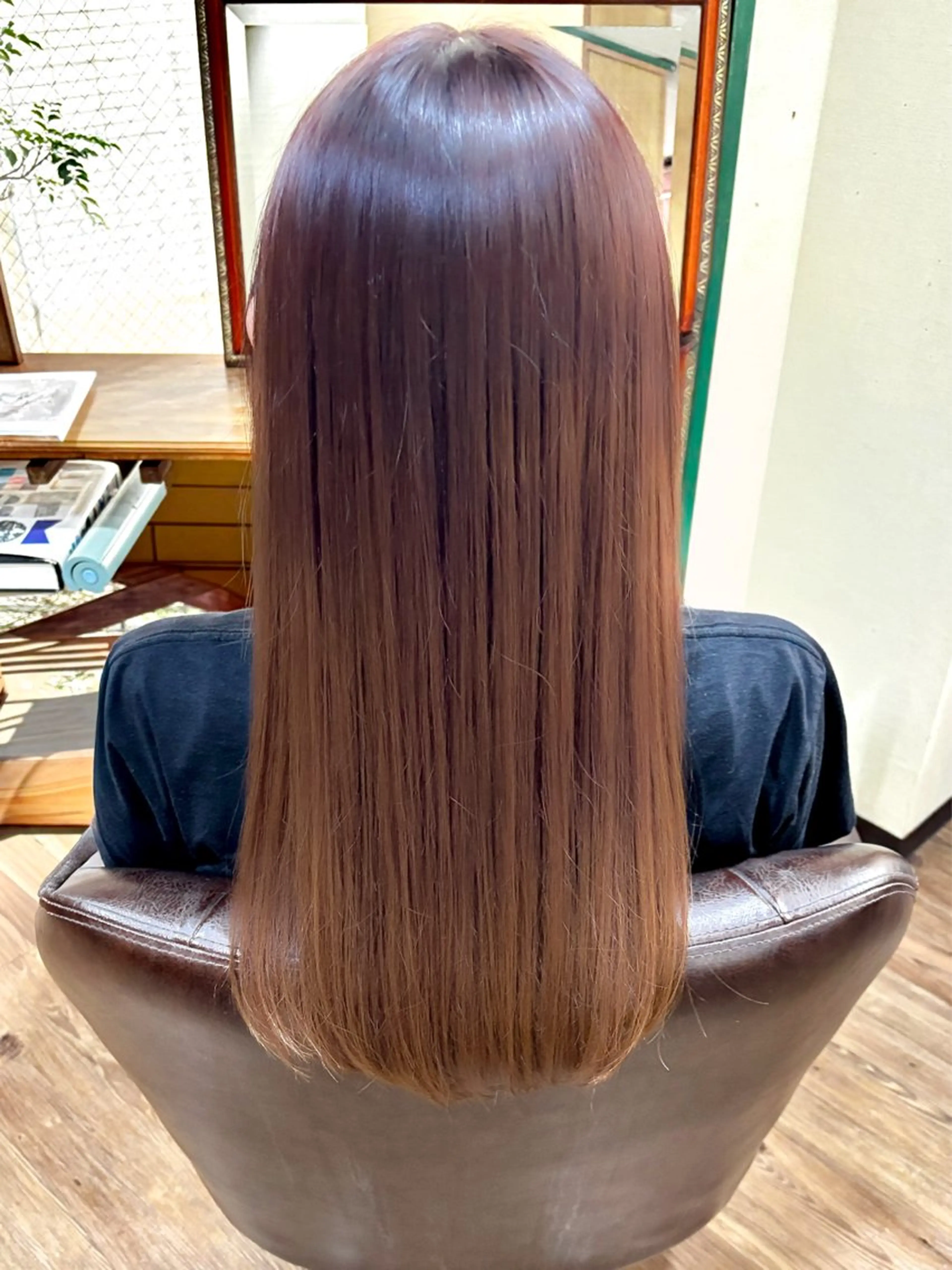 ロング カット ヘアカラー トリートメント . kanokoのヘアスタイル