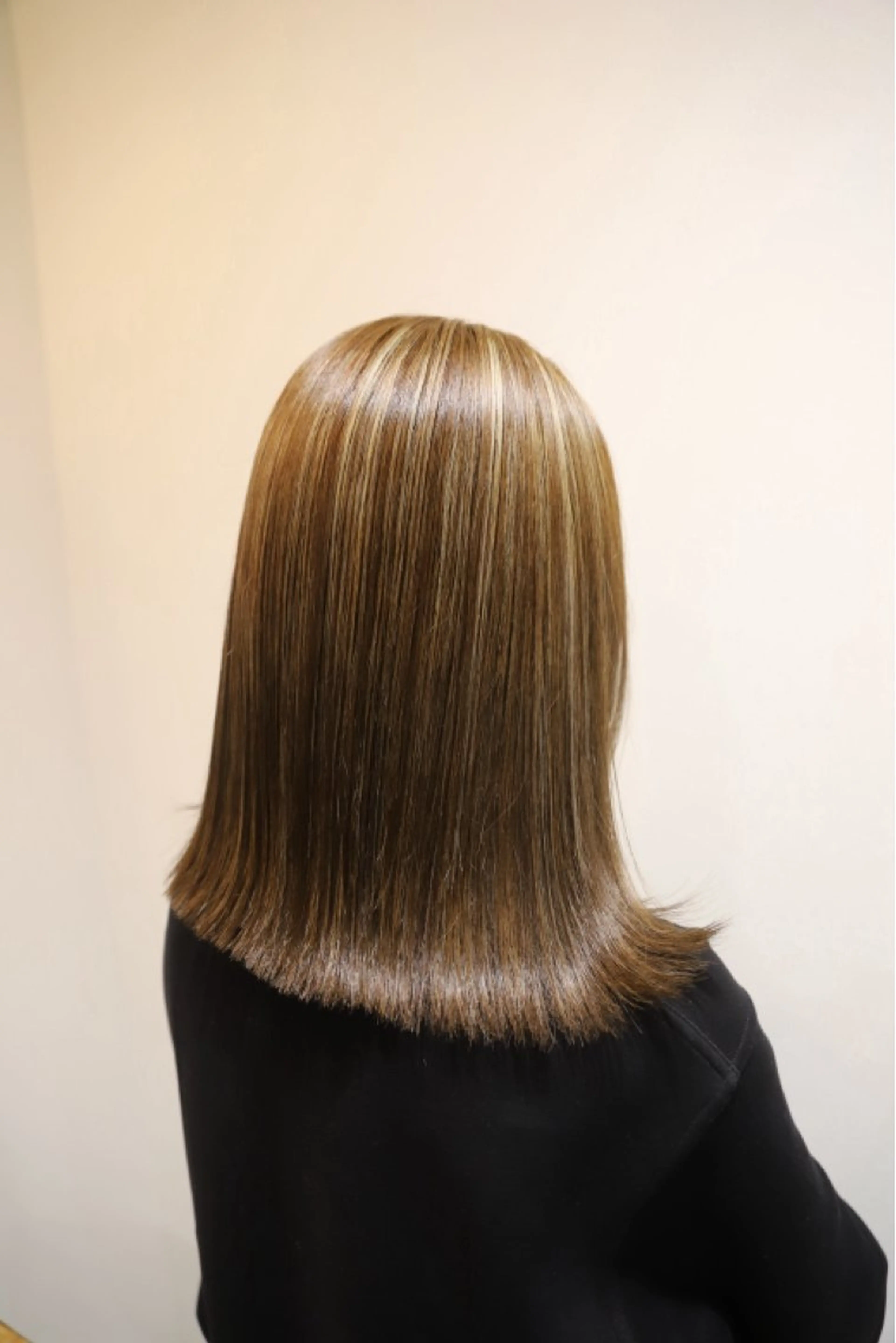 ミディアム カラー カット ヘアカラー 増田 夏季のヘアスタイル