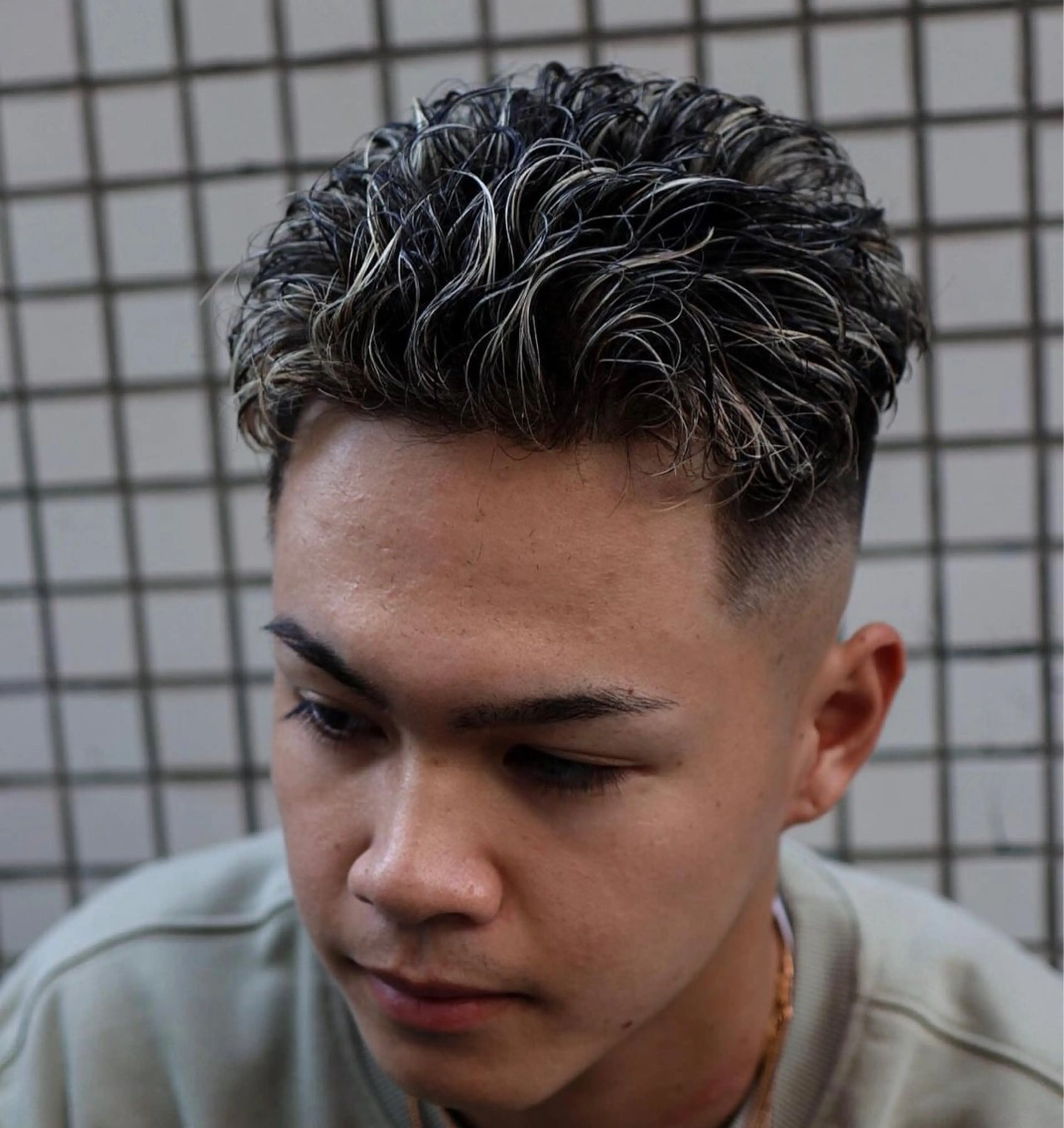 ショート カラー パーマ メンズ 💈men's💈 satoru中目黒のヘアスタイル