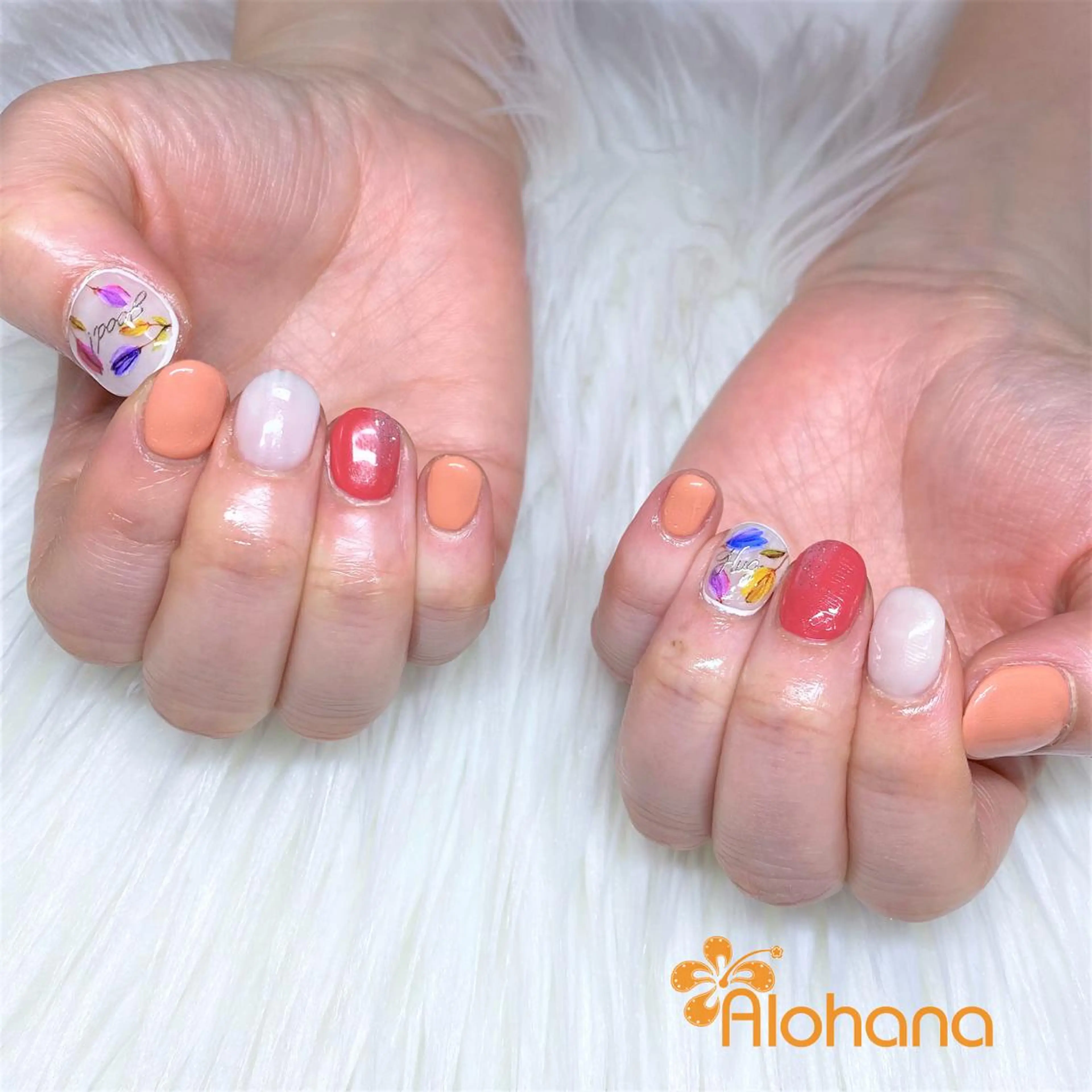 ネイル ハンドネイル Alohana Minaのネイルデザイン