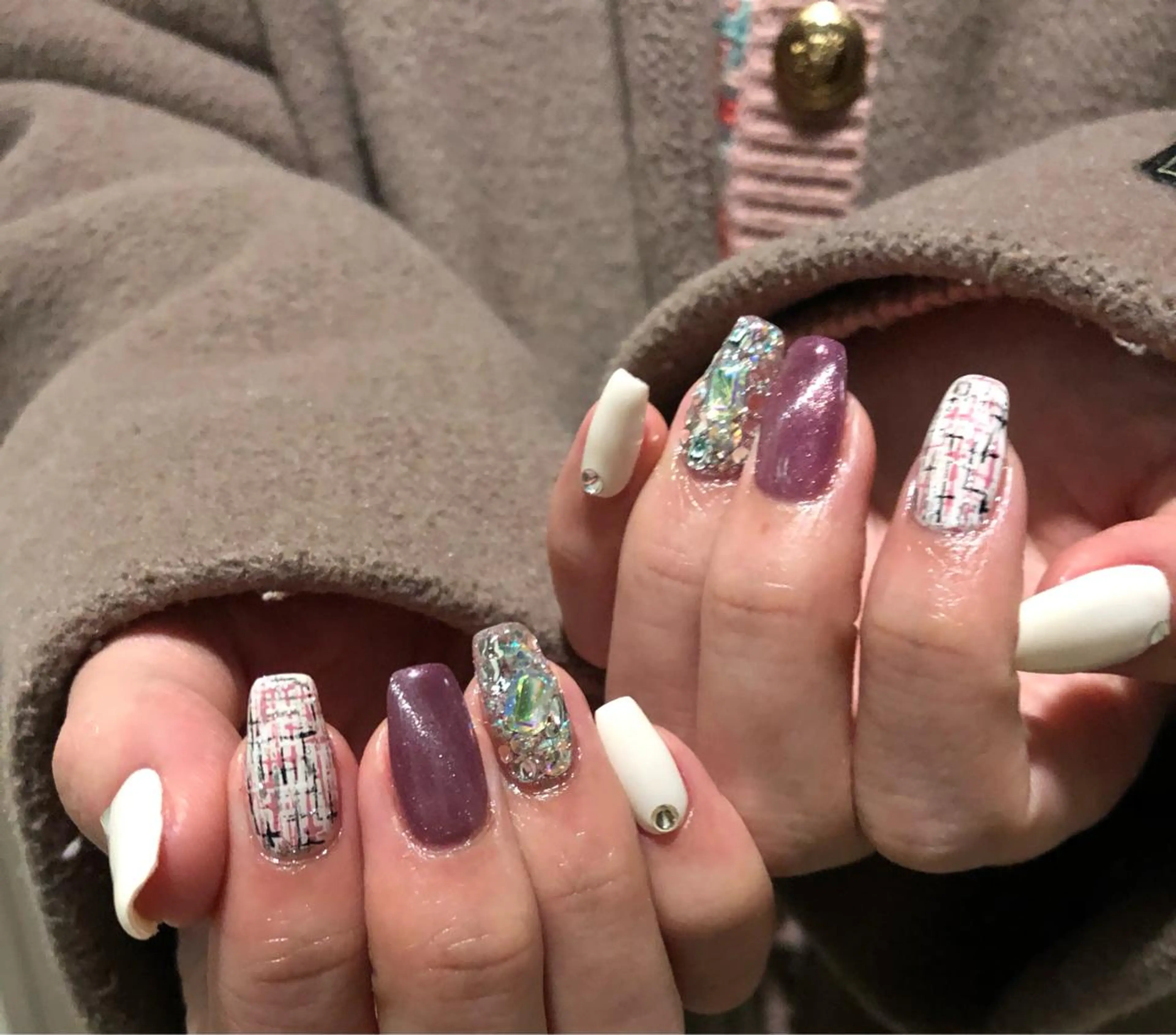 ネイル パラあり！フィルイン 美フォルムのネイルデザイン