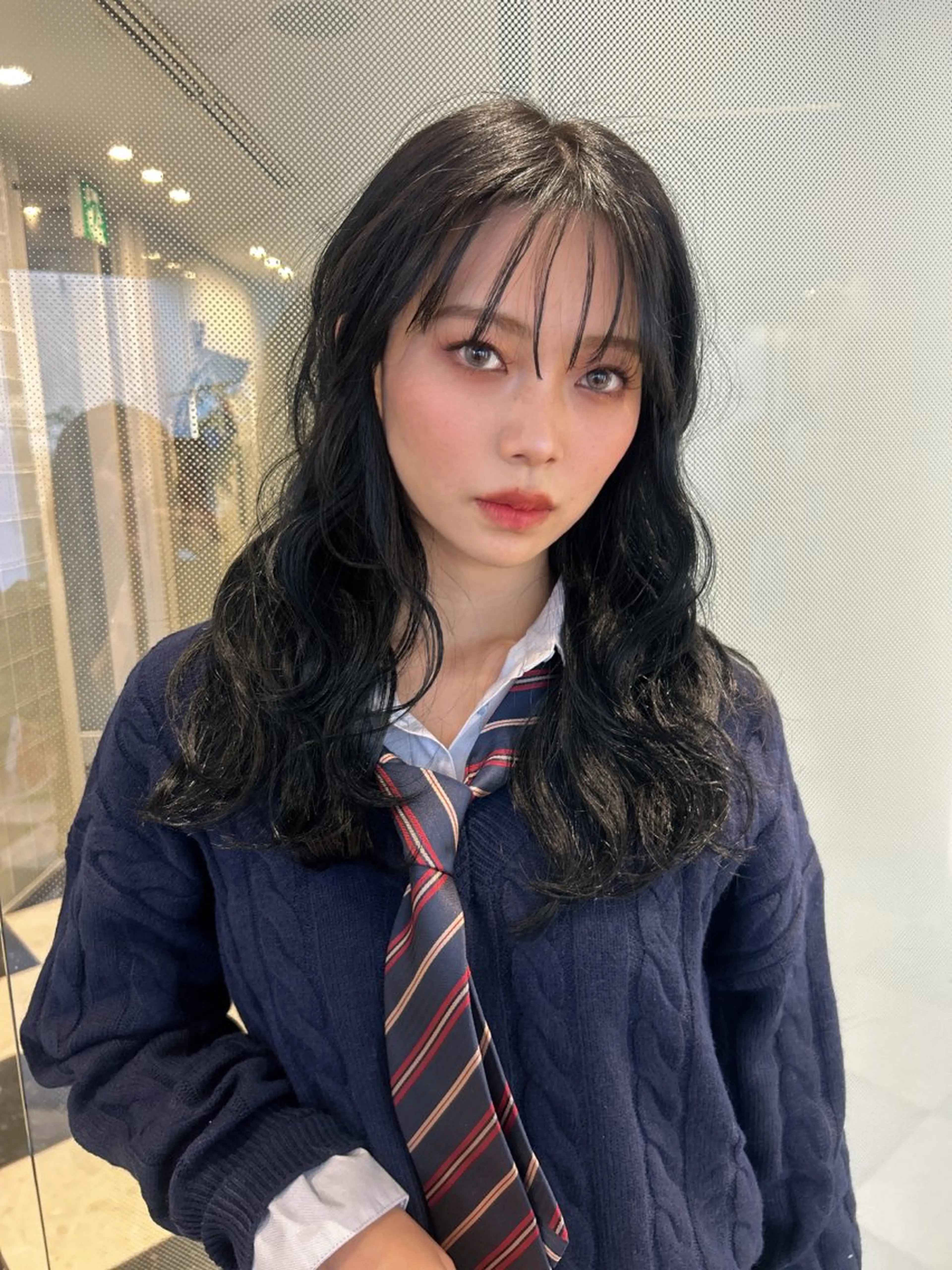 ロング レイヤーカット 高山沙来/ストレート パーマ特化/縮毛矯正のヘアスタイル