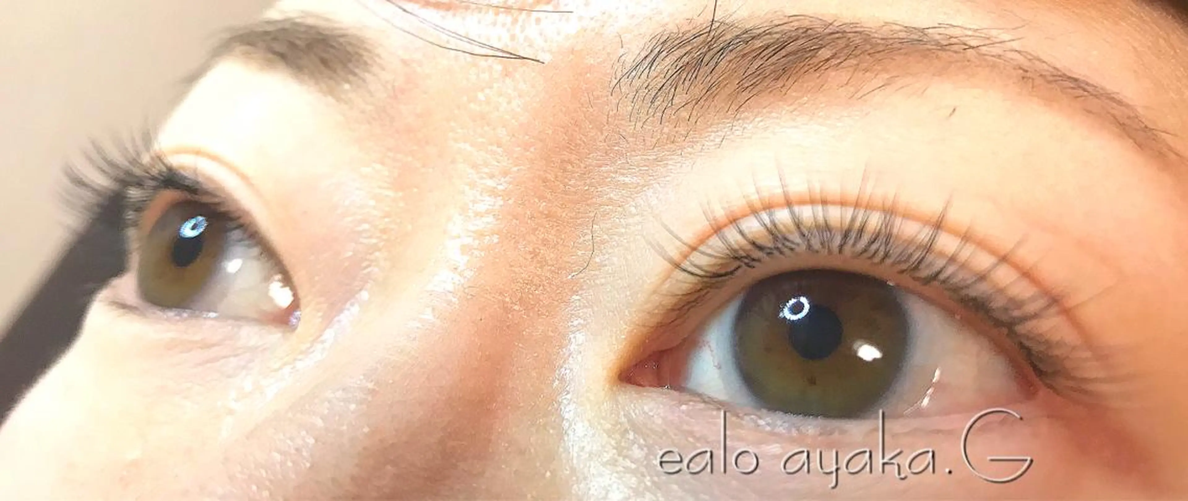 マツエク・マツパ Jカール ナチュラル マツエク Aya.G 錦糸町Ealoのマツエク・マツパデザイン