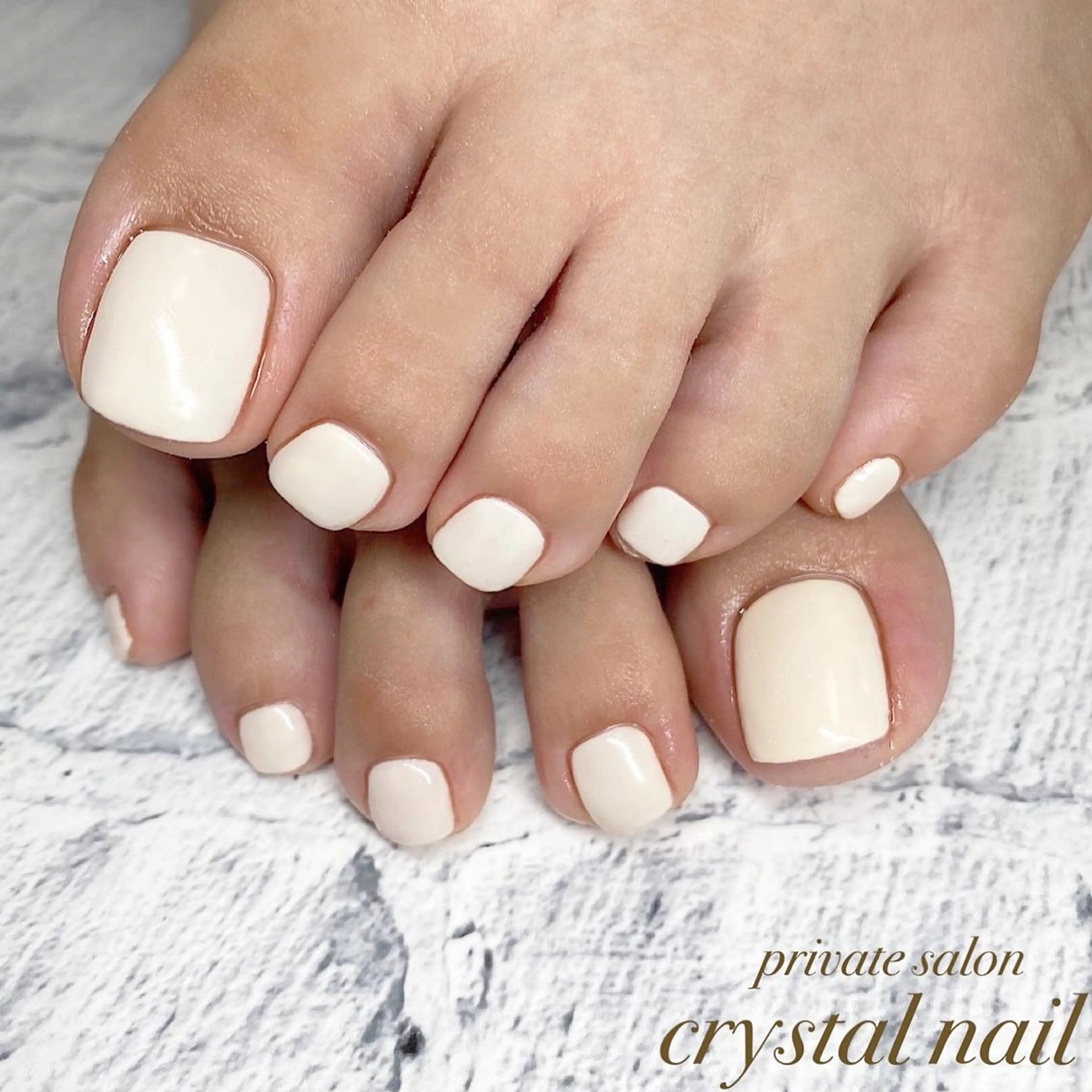 ネイル フットネイル Crystal Nailのネイルデザイン