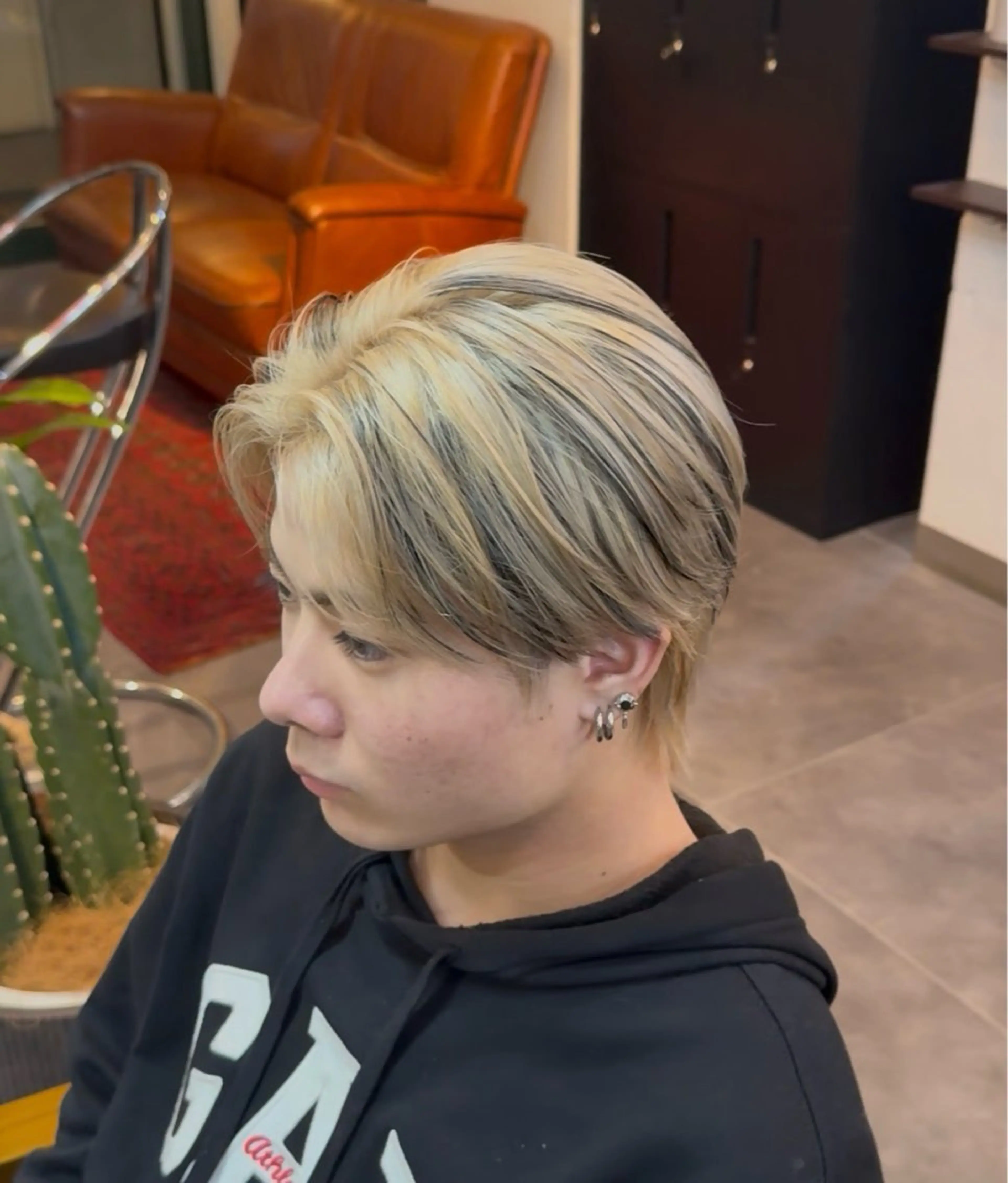 ショート カラー メンズ カット ヘアカラー HRABRA ゆづきのヘアスタイル