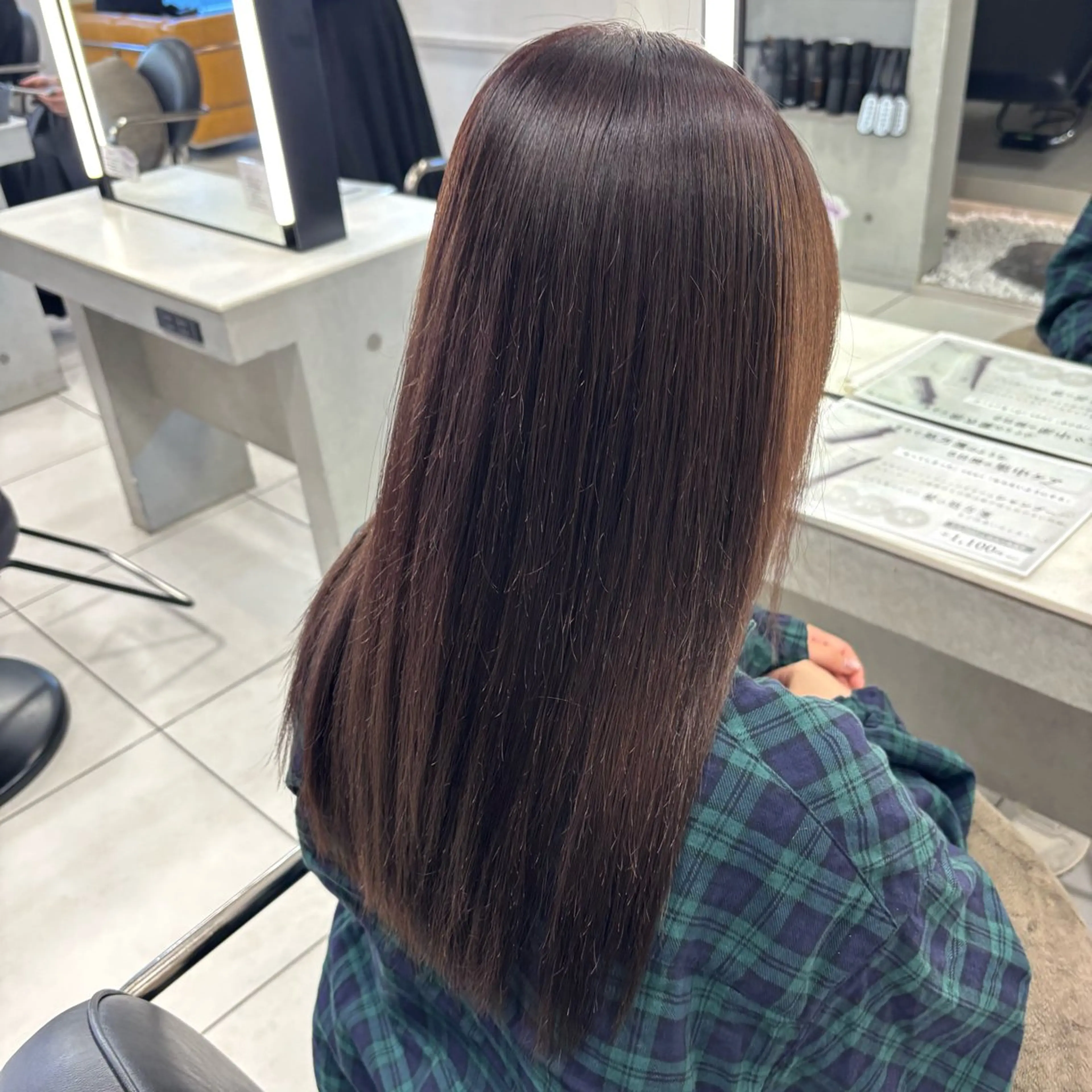 ロング カラー ✨️髪質改善✨️ツヤ カラー✨️竹脇美奈のヘアスタイル