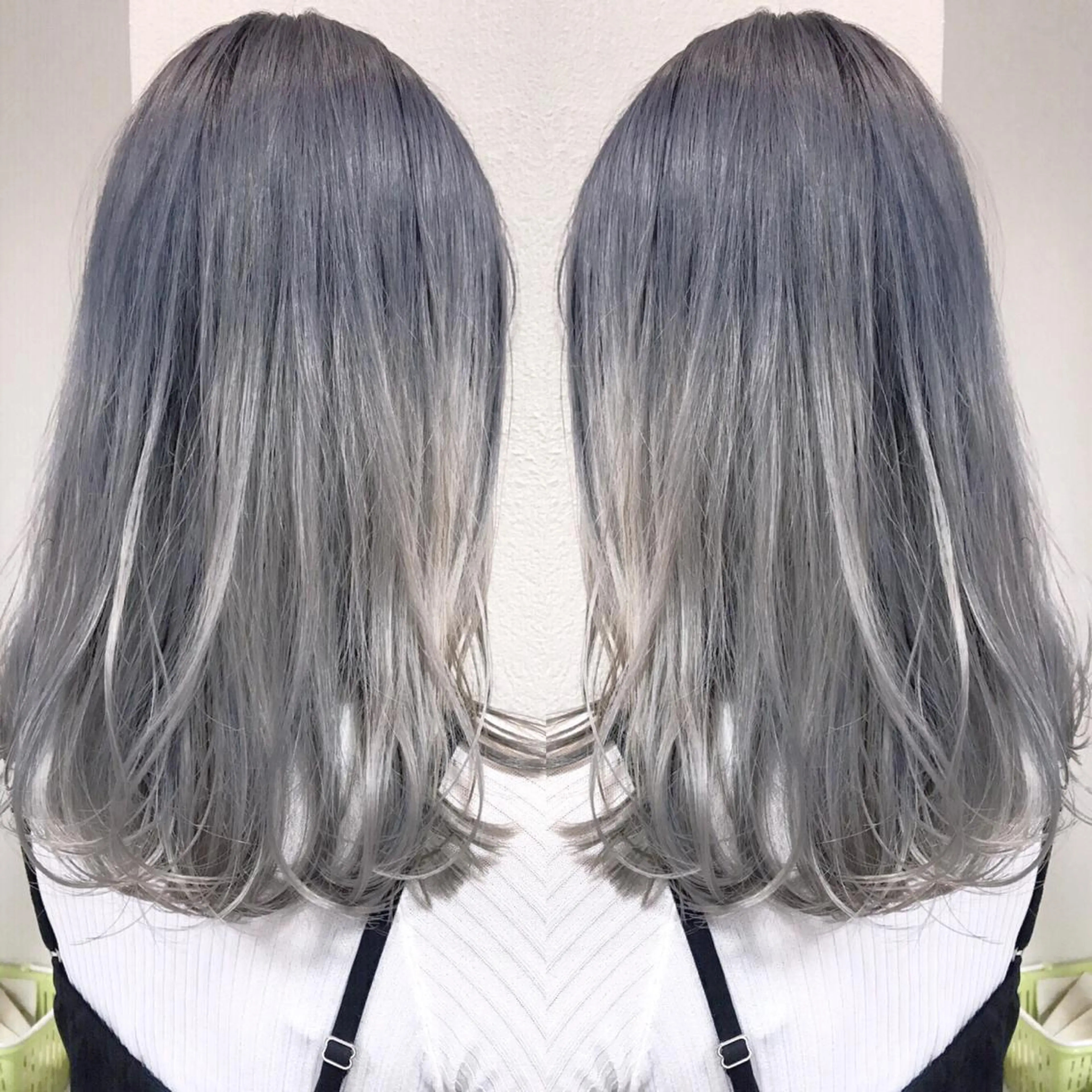 ミディアム カラー シールエクステ⭐️ オオミタクヤのヘアスタイル