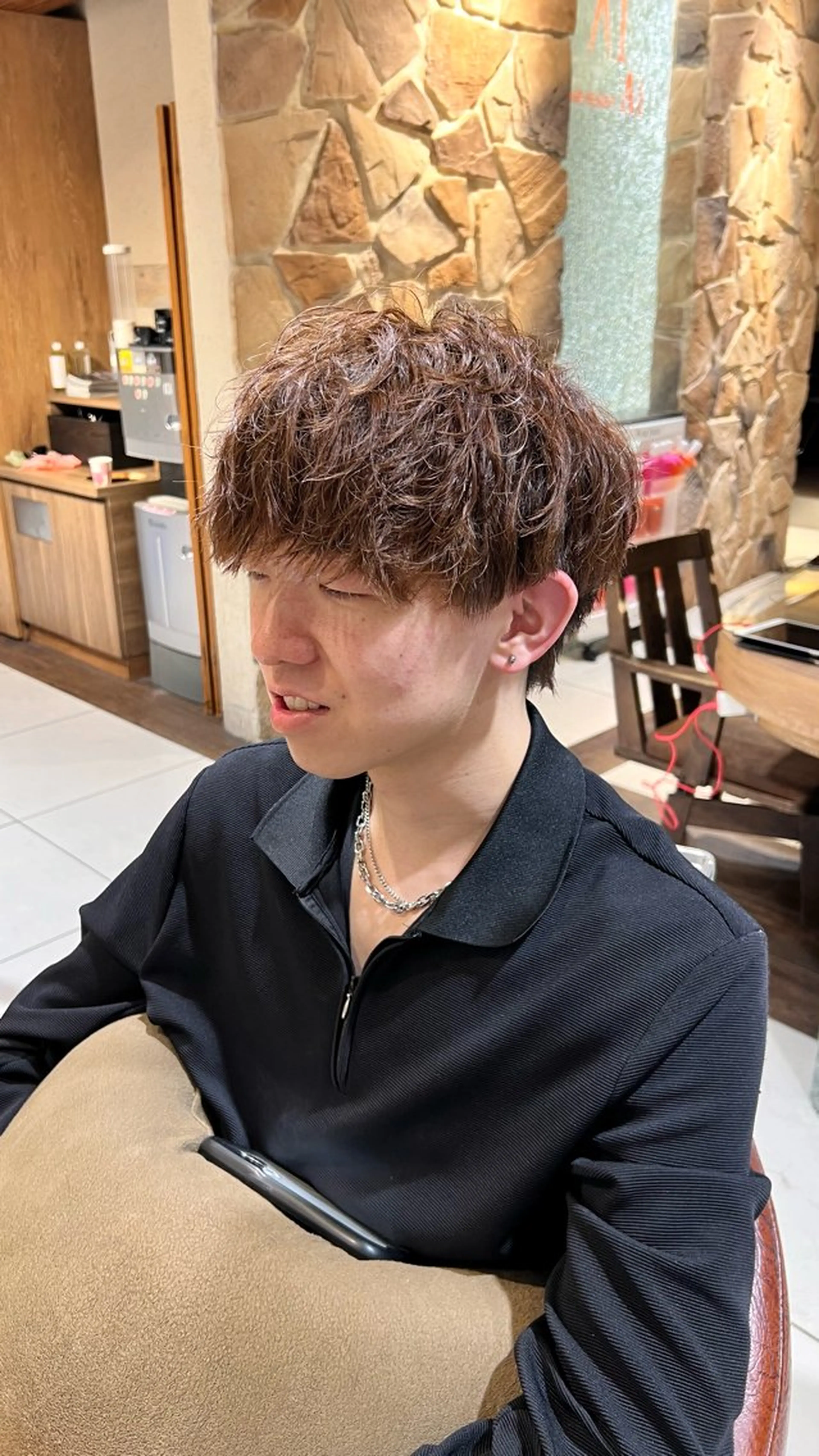 ショート カット パーマ 新宿/メンズパーマ/ メンズ特化/和田瑞生のヘアスタイル