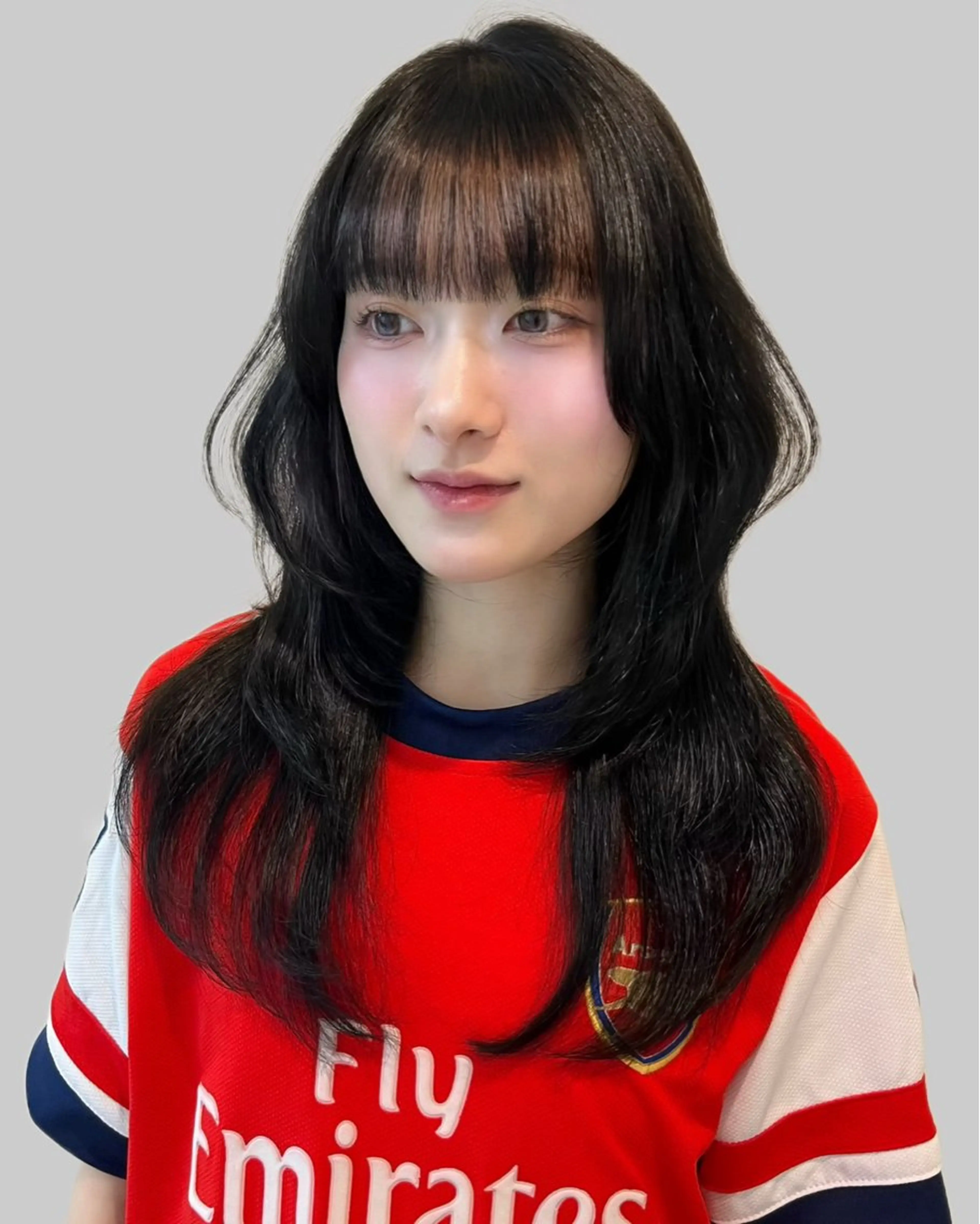 ロング カラー 黒髪 レイヤーカット 透明感カラー/京都 /Himari🩶のヘアスタイル