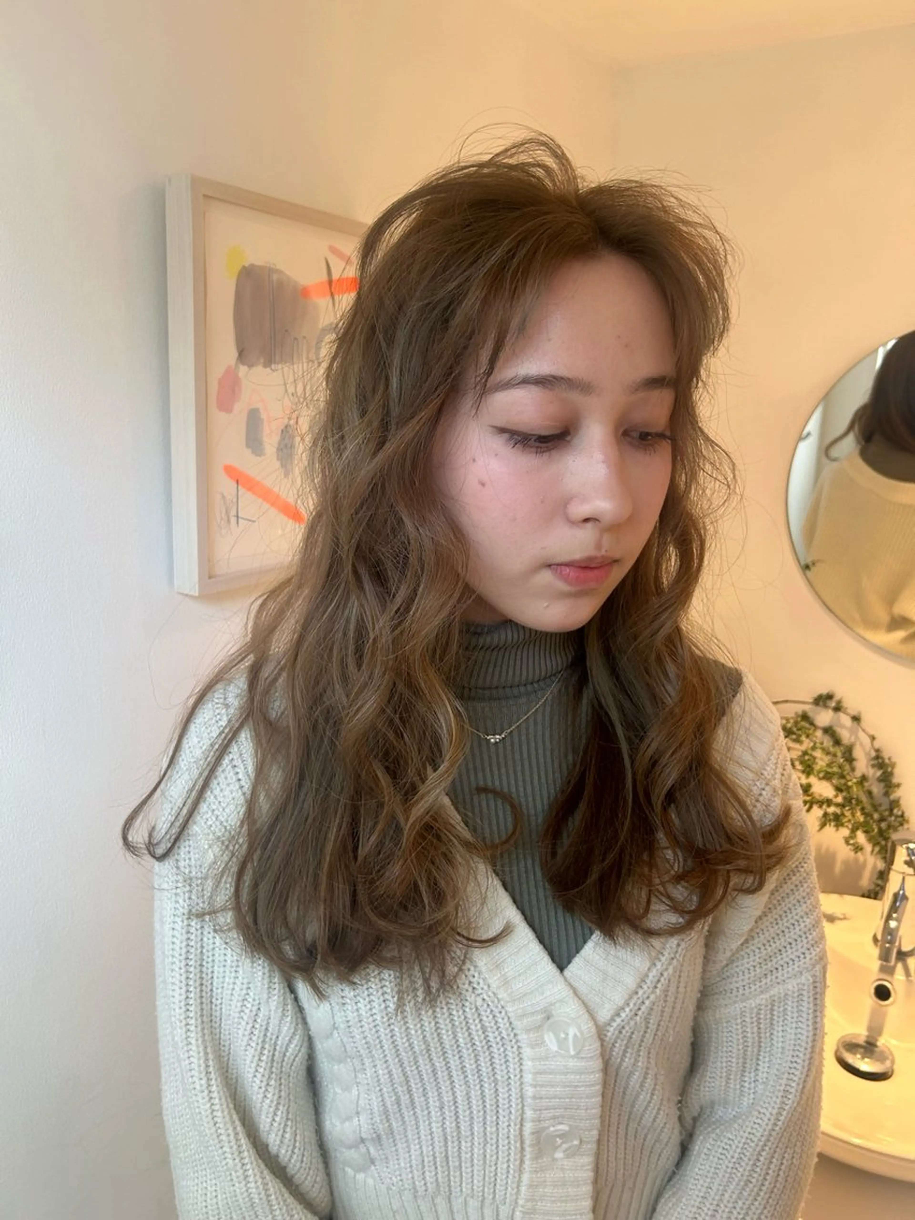 カラー VISION   aoyama所属・かがやしづ ⭐️ハイトーンのヘアスタイル