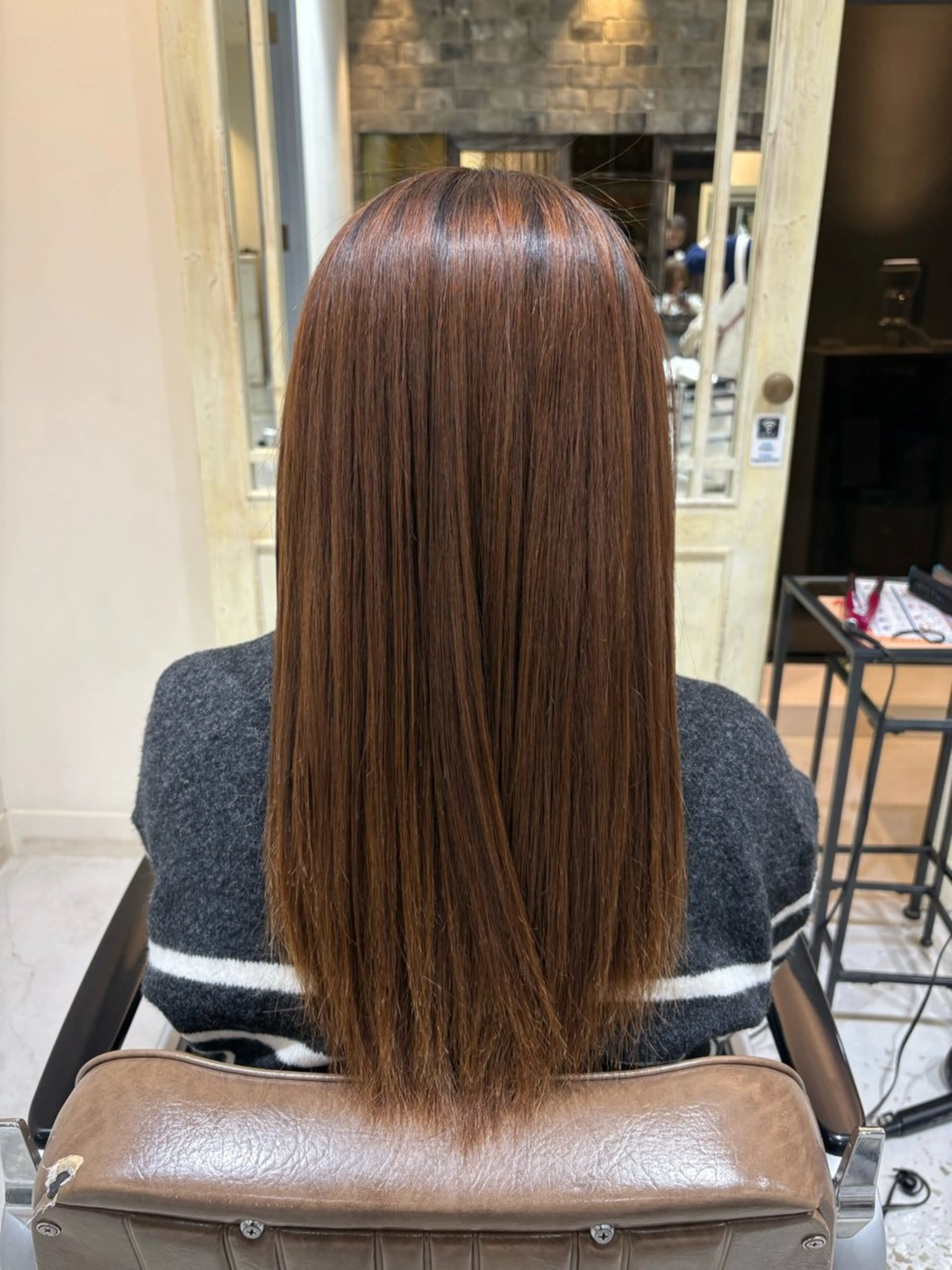 ロング ヘアカラー トリートメント ✨艶髪／透明感カラー ミユ💜のヘアスタイル