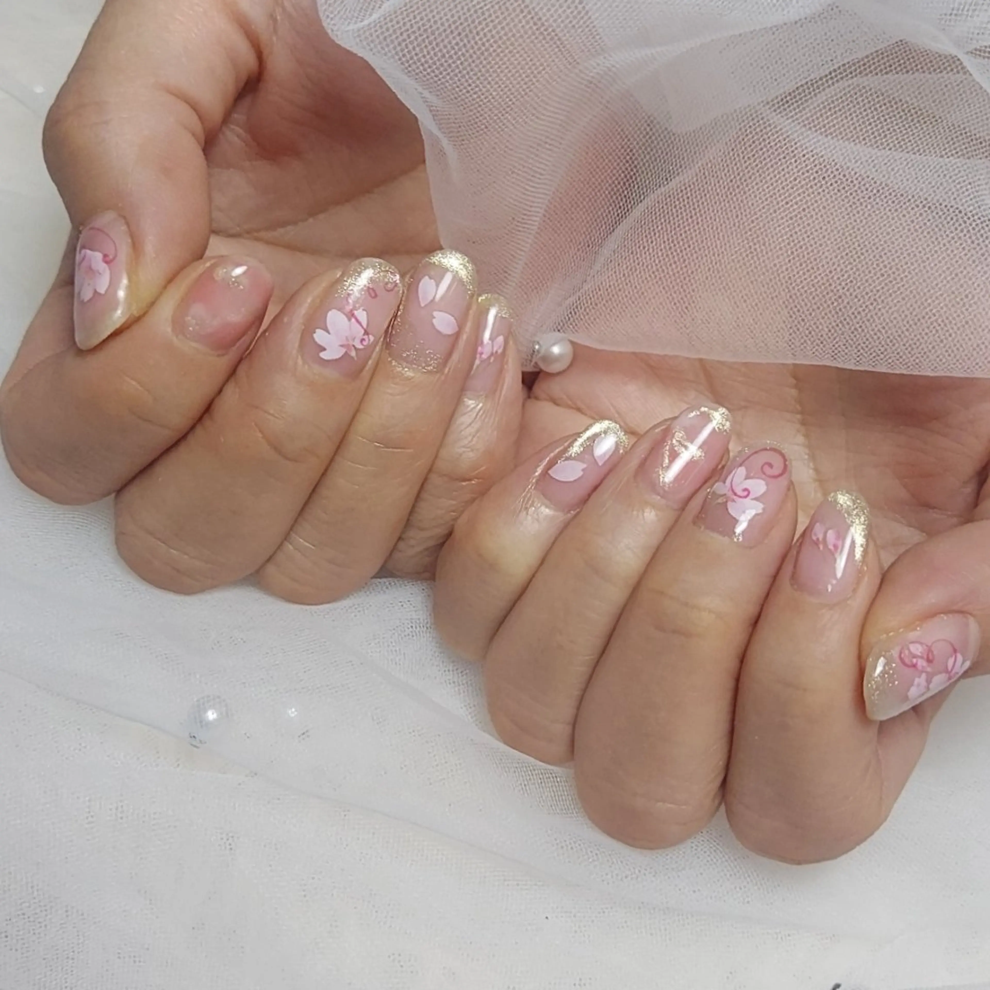 ネイル 卒業式 とりごえ さおりのネイルデザイン