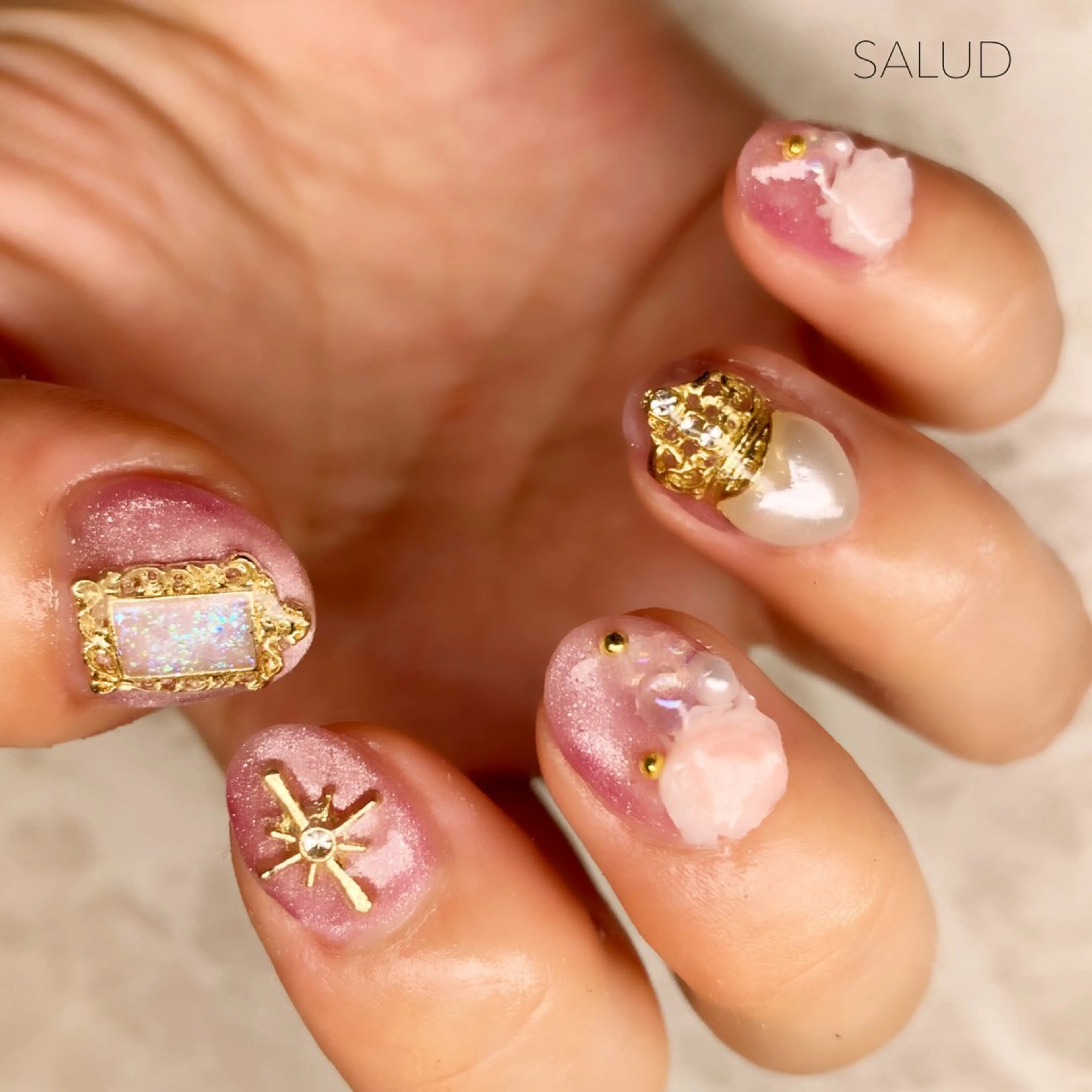 ネイル ハンドネイル Nail Salon SALUDのネイルデザイン