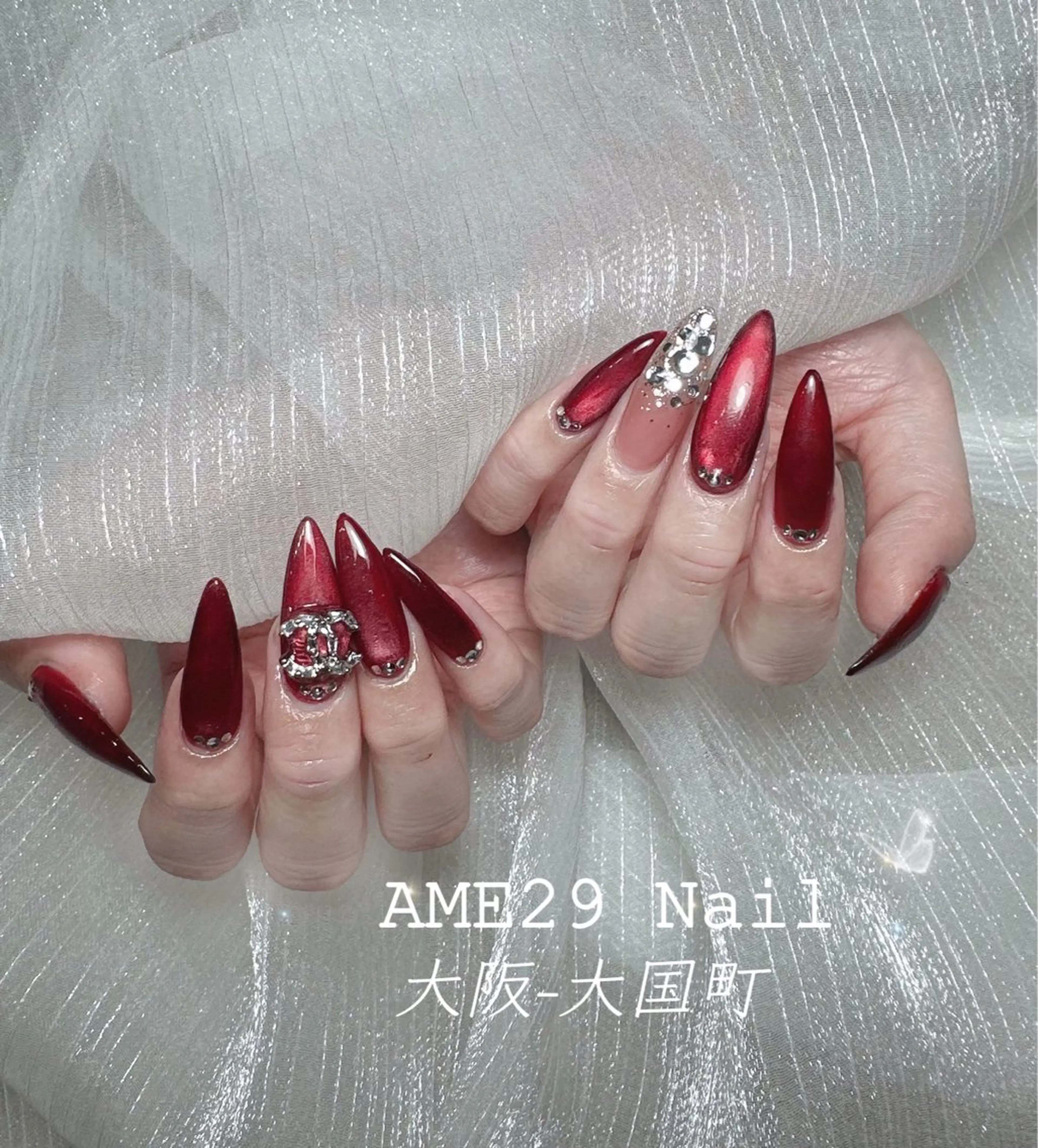 ネイル チークネイル 長さ出し フットネイル フレンチネイル ジェルネイル AME29 Nail ネイルサロンのネイルデザイン