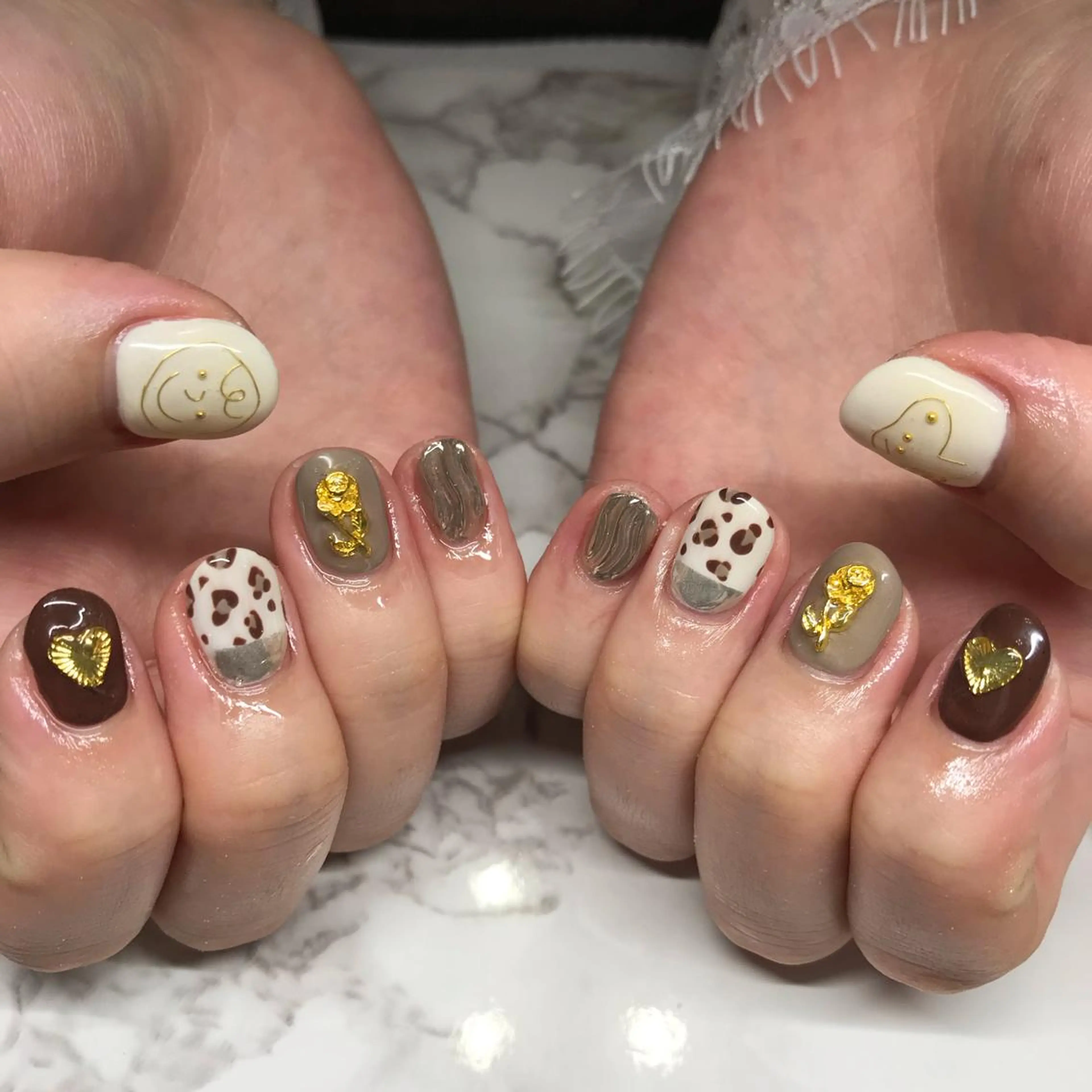 ネイル 持ち込み アスピーネイル asukaのネイルデザイン