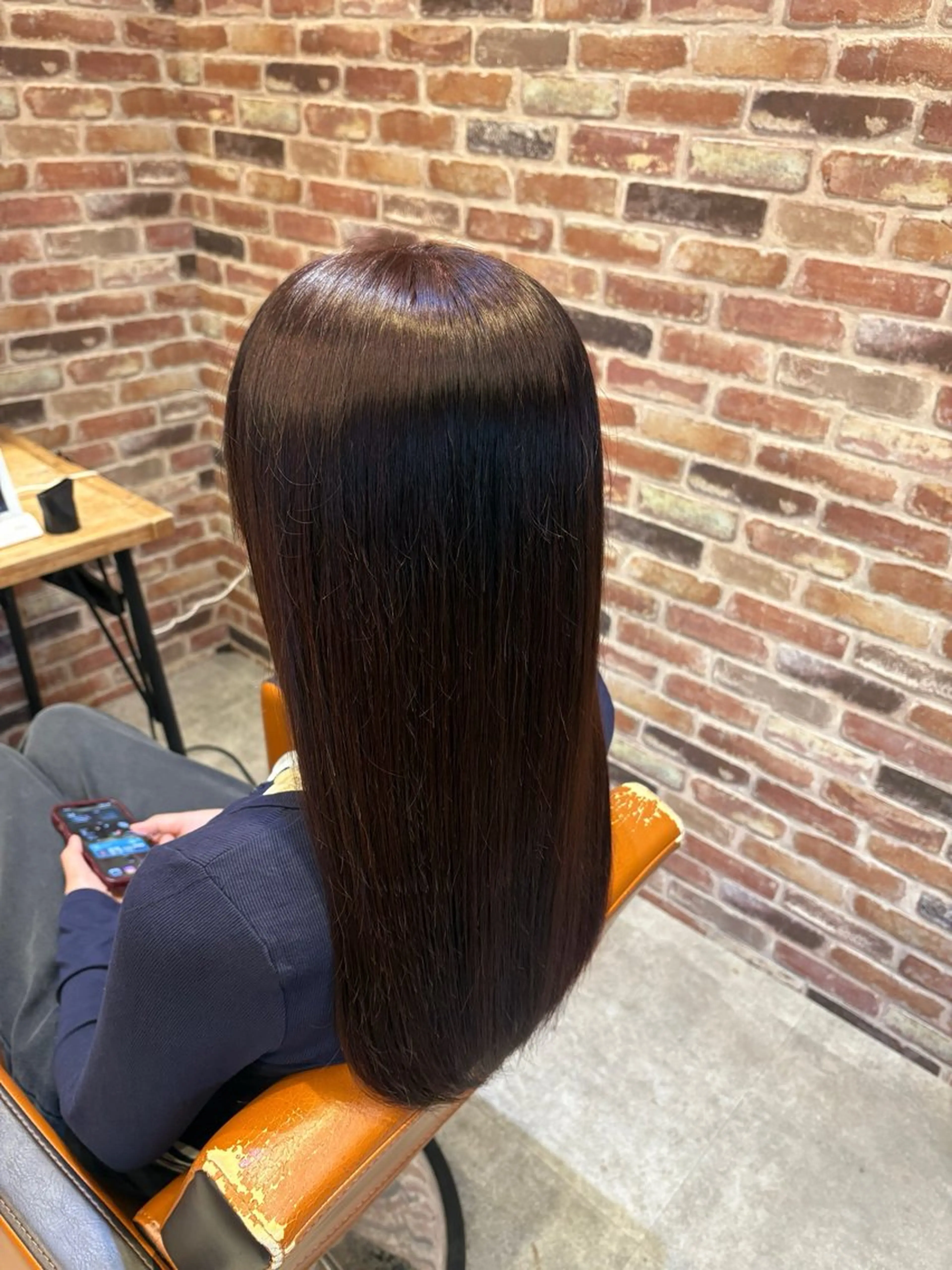 ロング カラー レッドカラー ロング Agu hair Reaのヘアスタイル