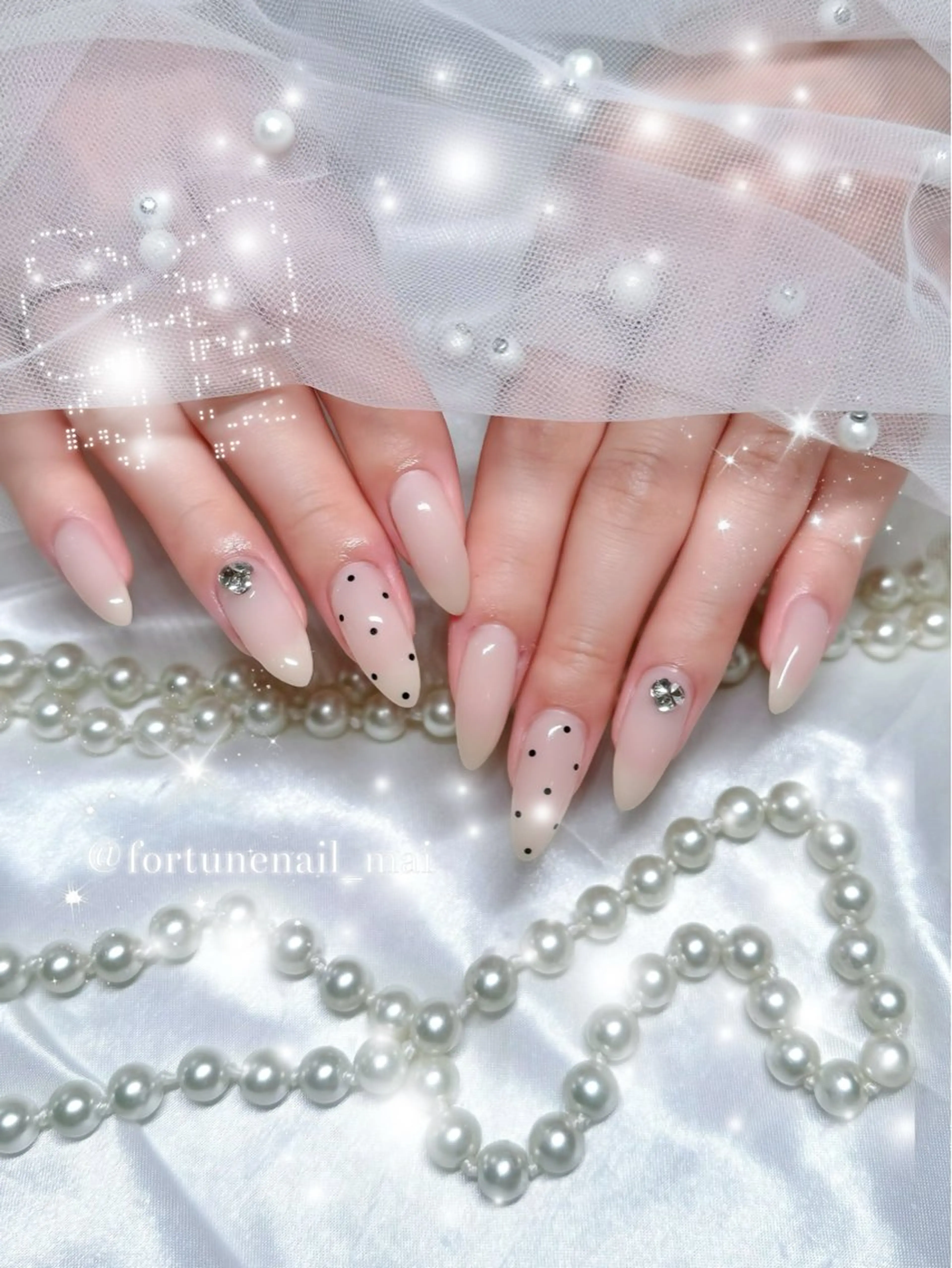 ネイル ドット ハンドネイル 🎀Mai 🎀✩.*のネイルデザイン