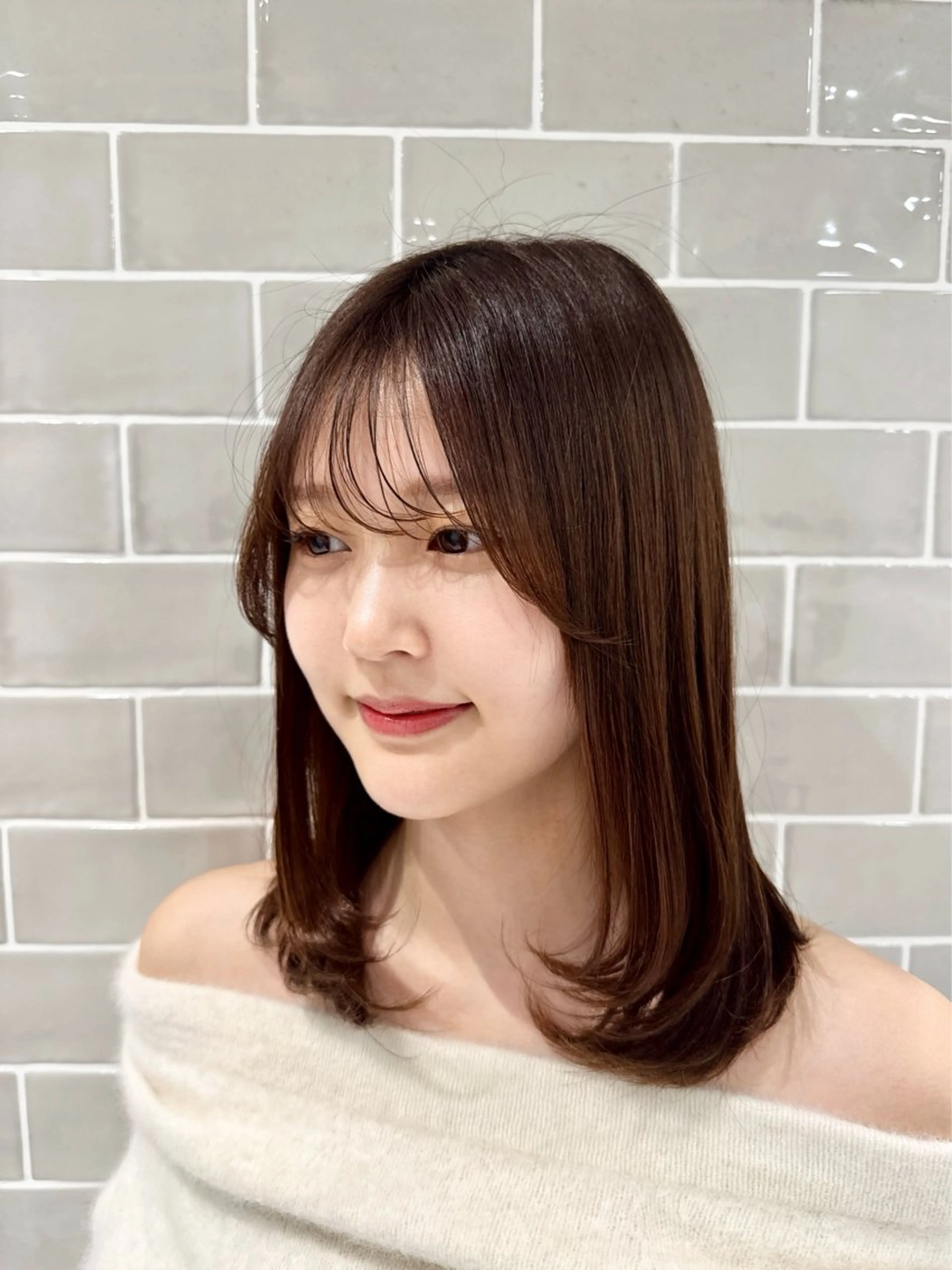 ミディアム 🌈新宿/縮毛矯正/ 髪質改善/福原🌈のヘアスタイル