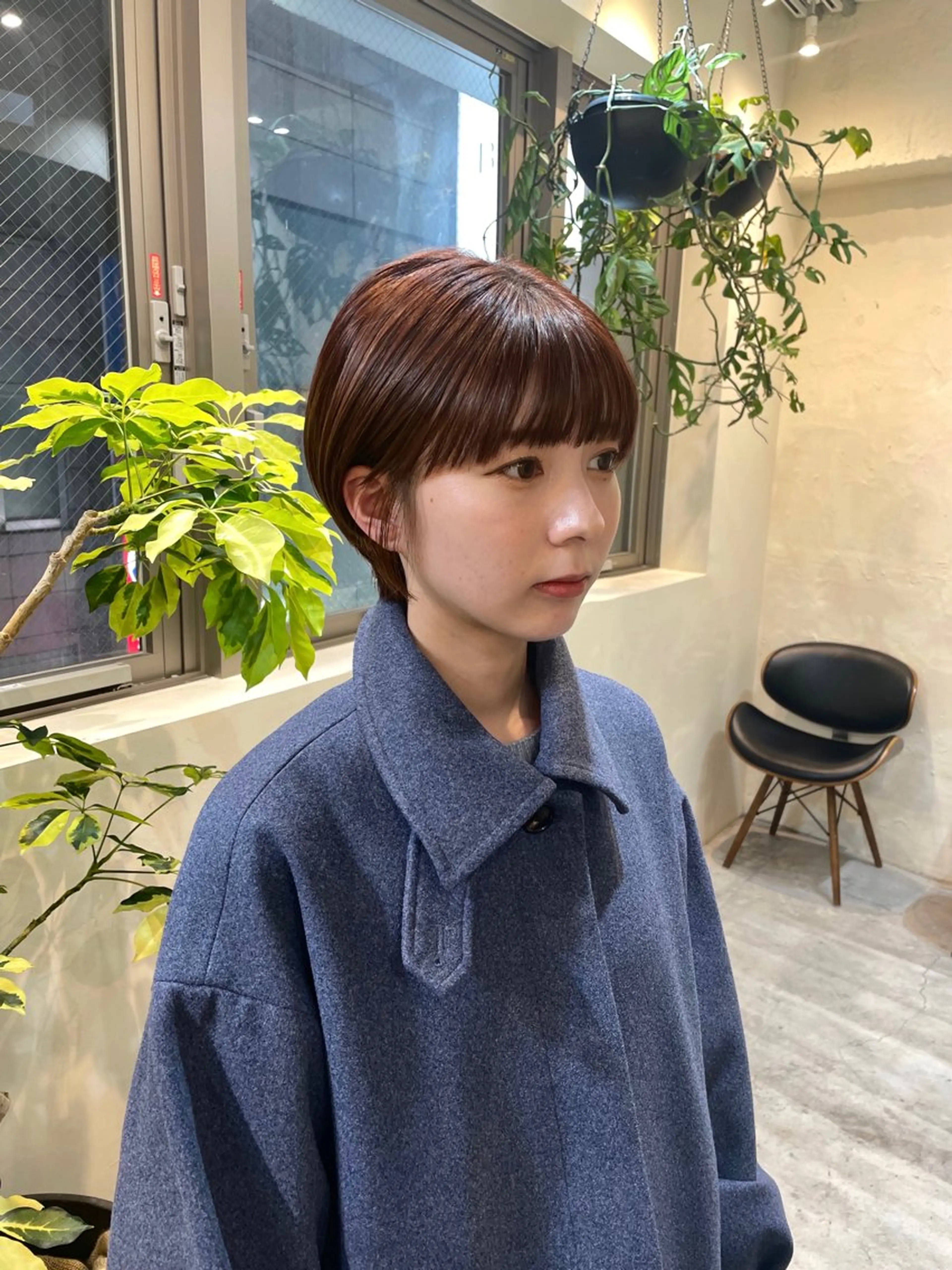 ショート カラー 丸みショート ショートヘア 小顔カット 抜きっぱなしブロンド /ハイトーン/カナタのヘアスタイル