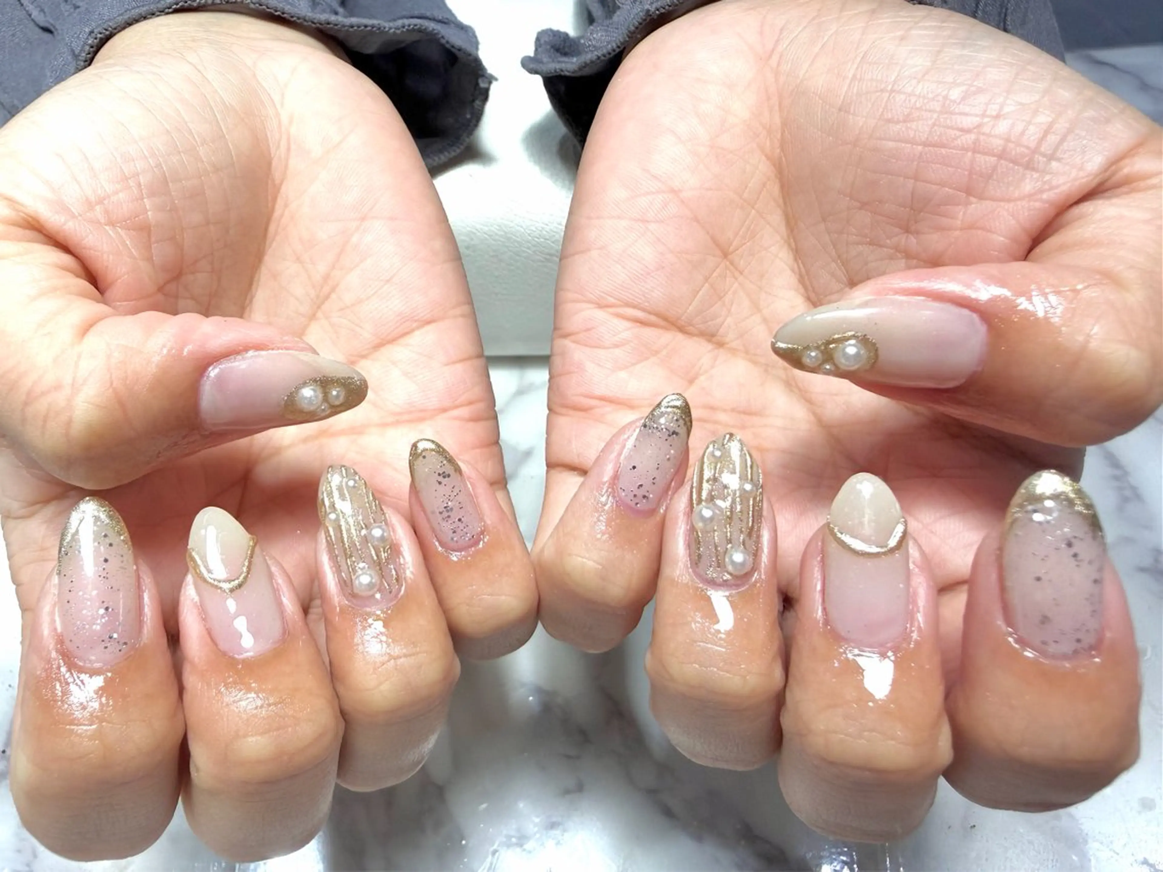 ネイル ハンドネイル ツメイク船橋店🍓 Kurea🤍のネイルデザイン