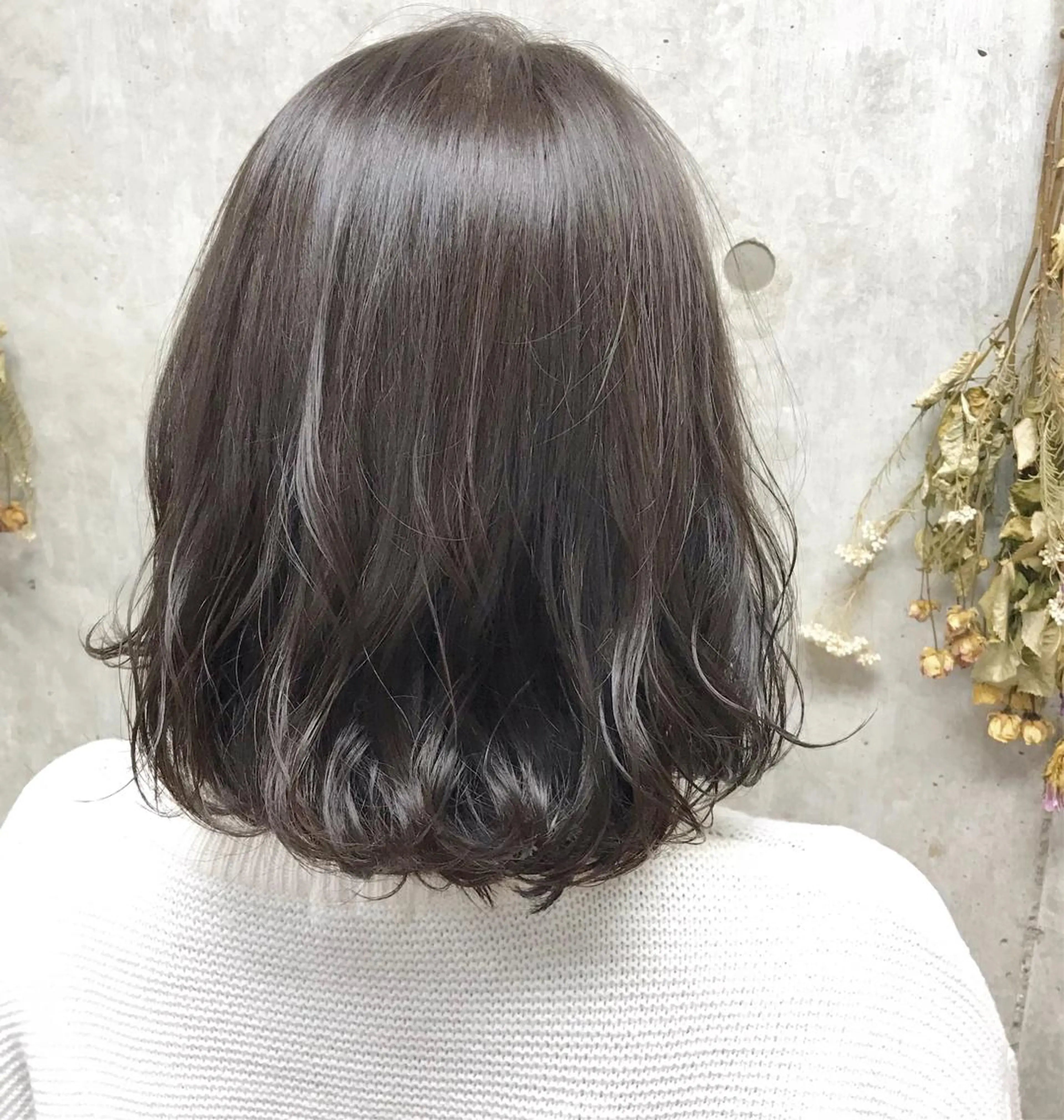 ミディアム カラー ヘアアレンジ ベージュカラー イルミナカラー Satsuki ✂︎♡のヘアスタイル