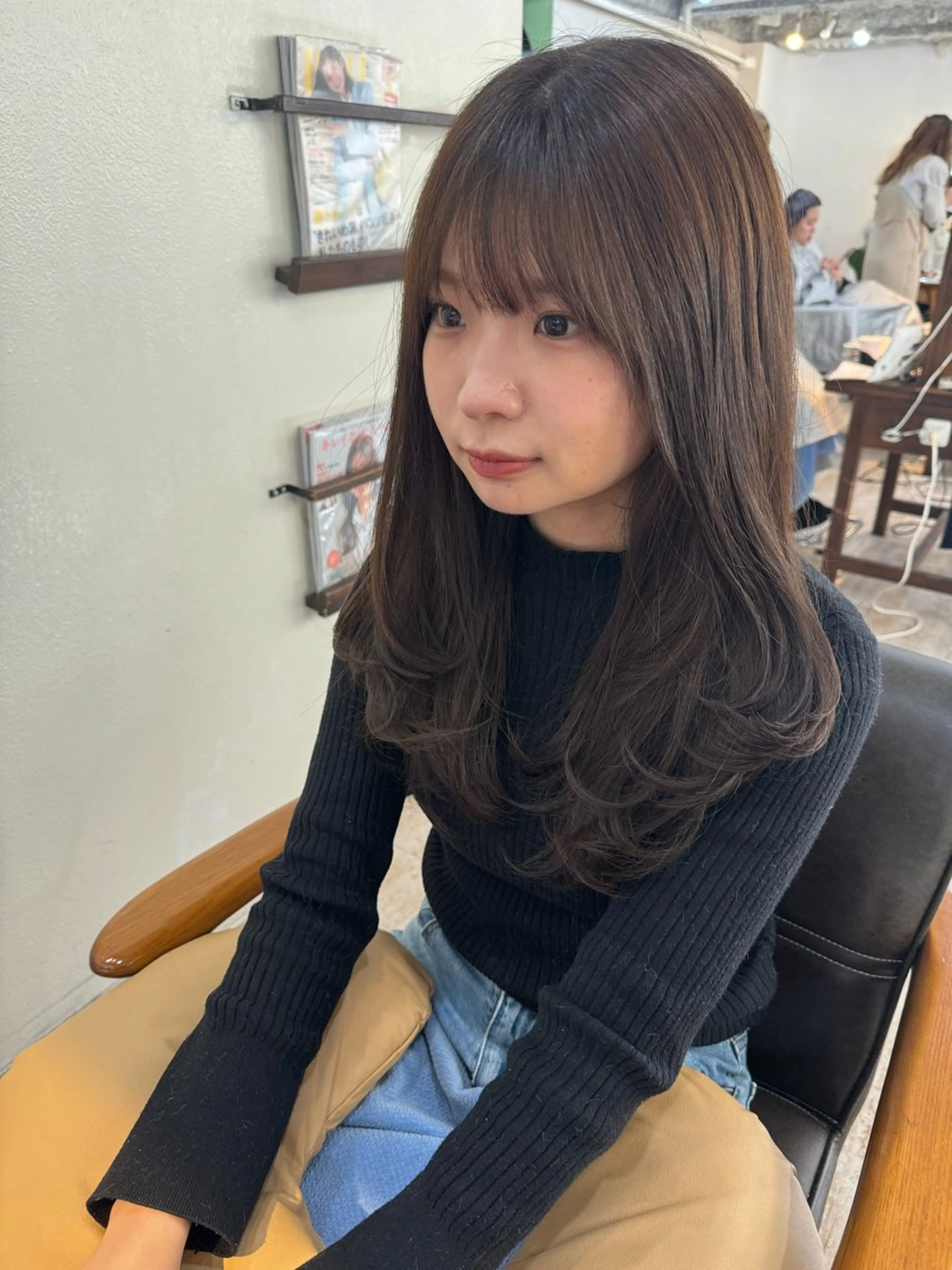 ロング レイヤーカット ロング レイヤーカット 中屋光貴のヘアスタイル