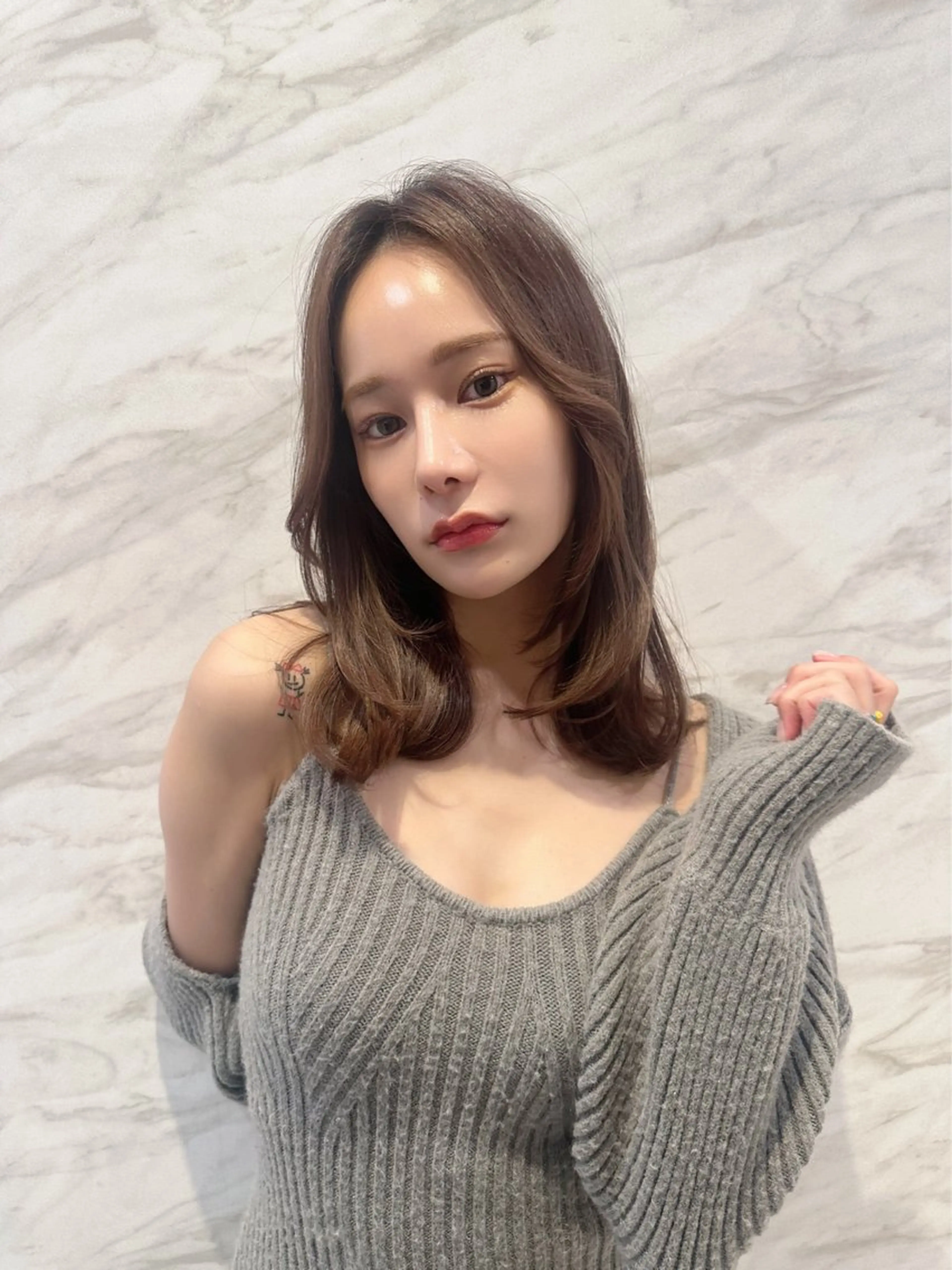 【💓可愛い色気ヘア髪質改善💓】韓国ヘアカット➕KERASTASE トリートメントの写真