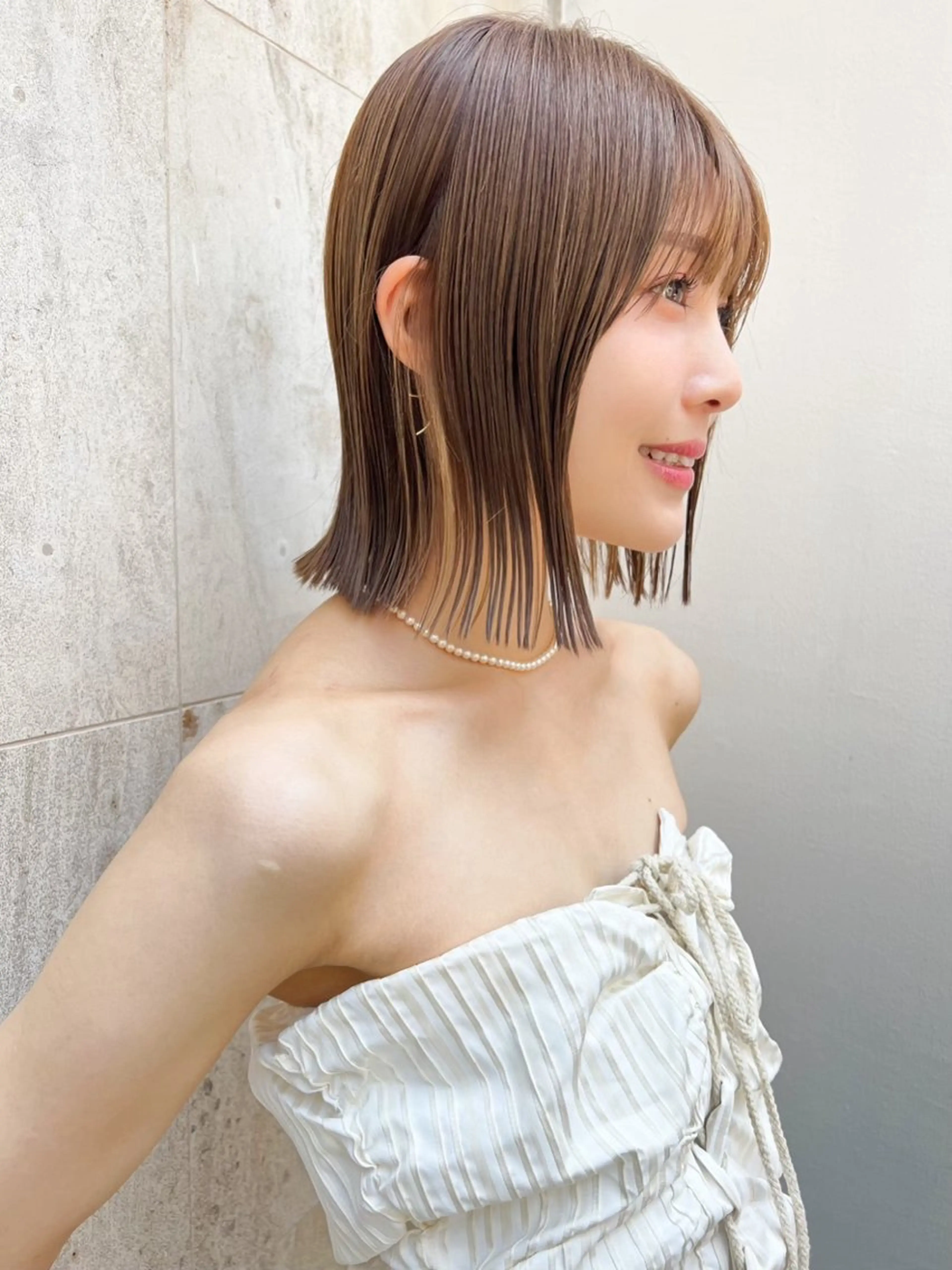 ショート カラー パーマ ヘアアレンジ カット トリートメント ✂️ボブ/レイヤー /艶カラー🌷喜美花のヘアスタイル